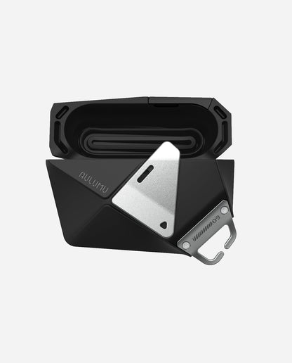Aulumu A09 Geometric Case for AirPods Pro Series | Lock & Lanyard