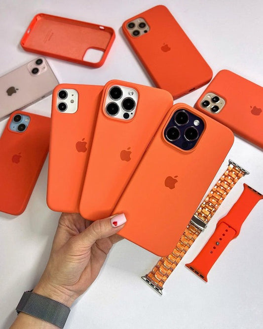 Orange OG Silicone Case for iPhone