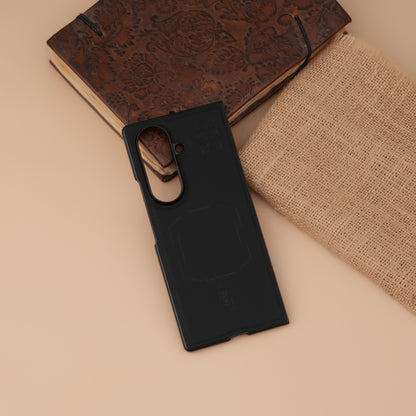 OKOZ Cyber Leather MagSafe Case for Samsung Galaxy Z Fold7