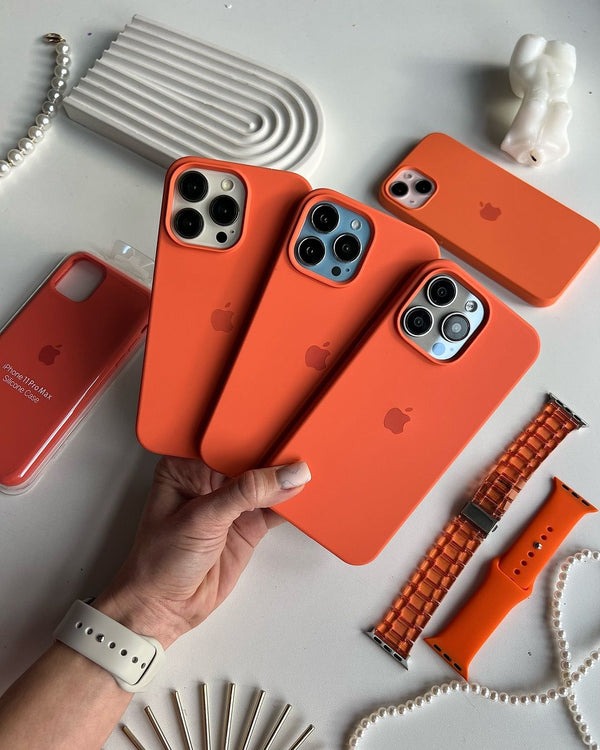 Orange OG Silicone Case for iPhone