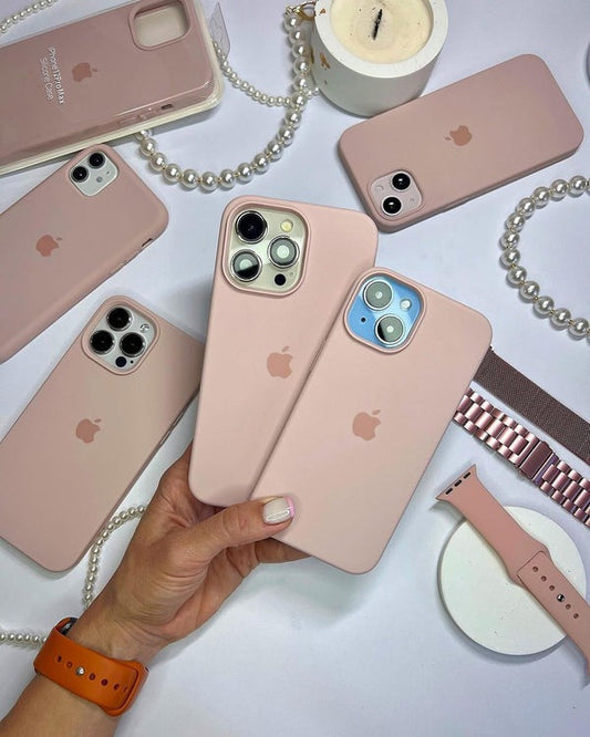 Sand Pink OG Silicone Case for iPhone