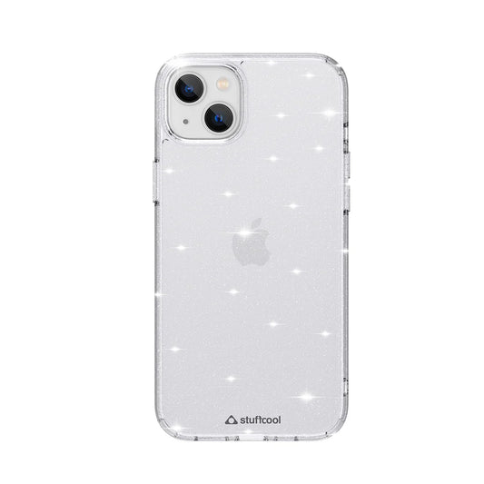 Stuffcool Shimmer Slim & Transparent Back Case for iPhone