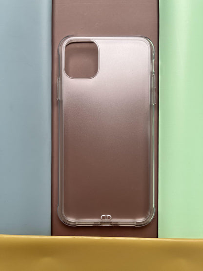 Clear Matte Transparent Case For iPhone