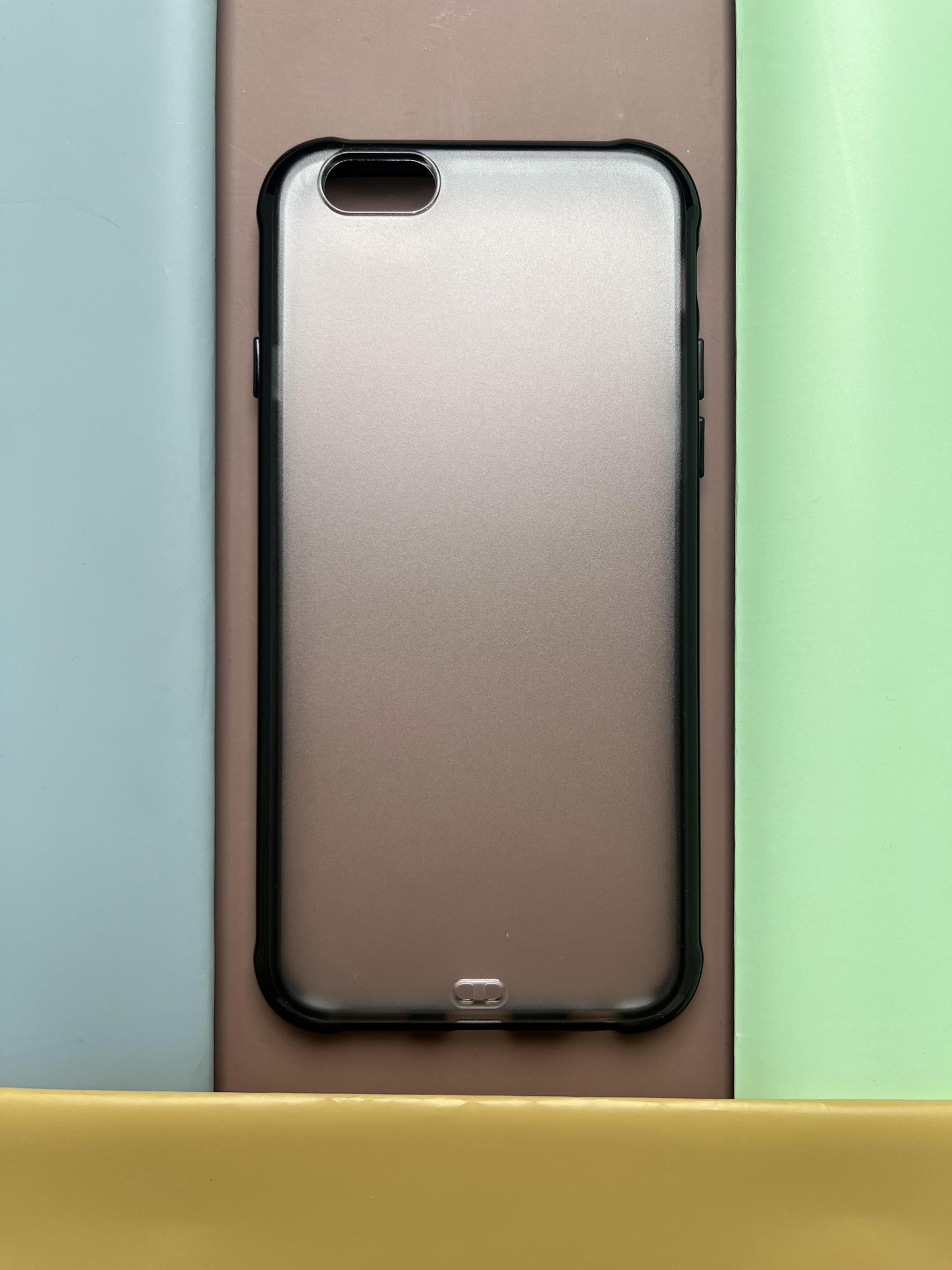 Clear Black Matte Transparent Case For iPhone
