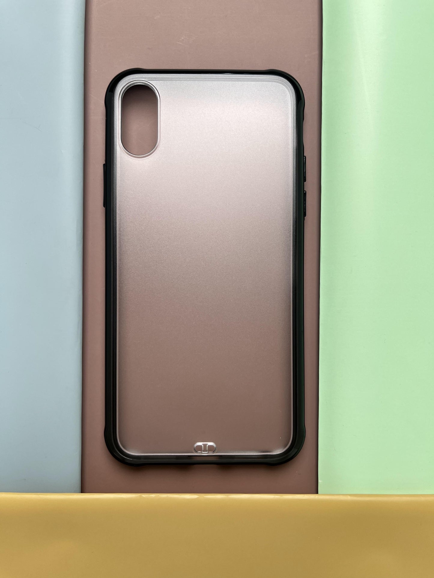 Clear Black Matte Transparent Case For iPhone