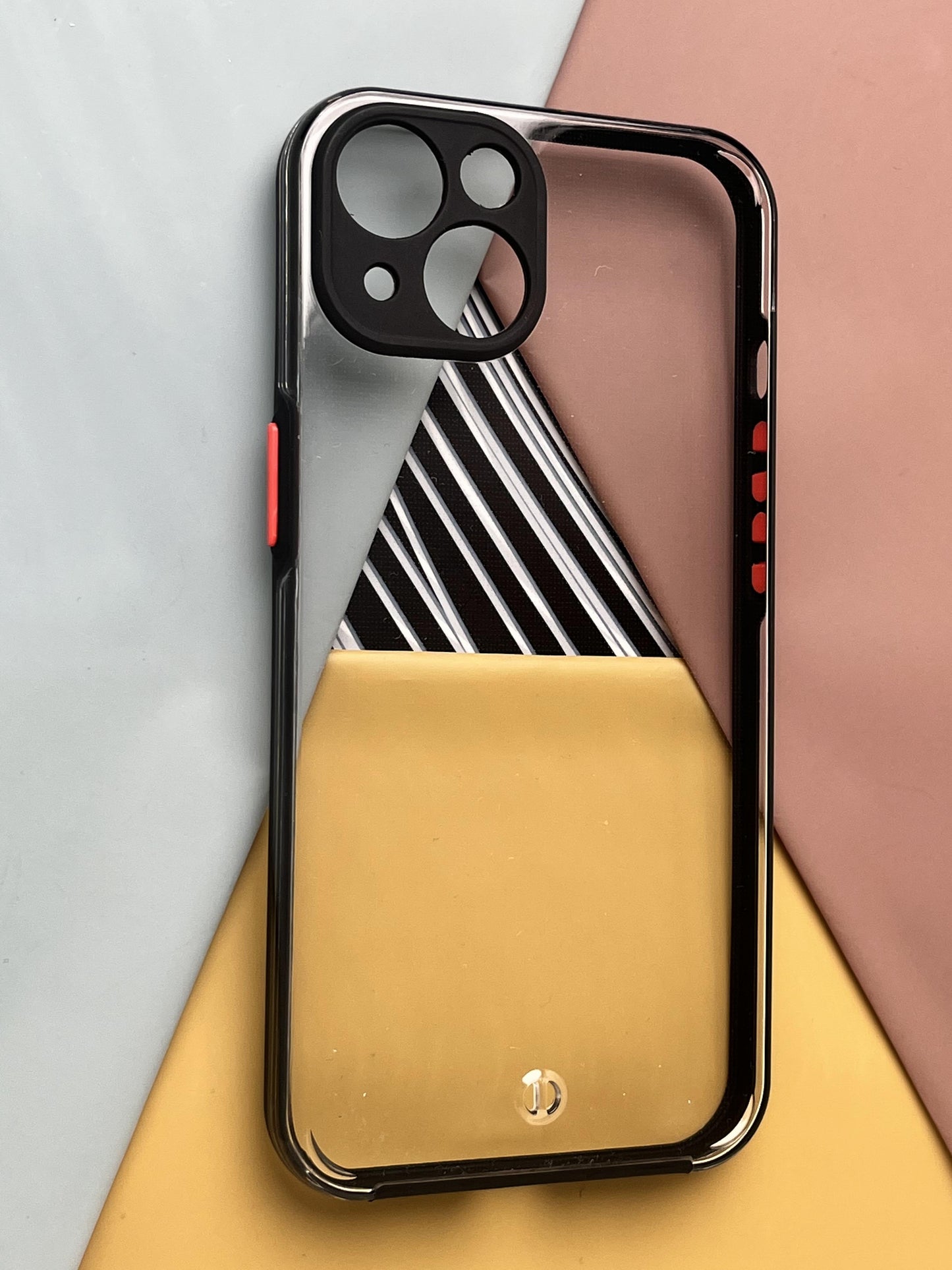 Clear Acrylic Black Hard PC Non-Yellow case for iPhone