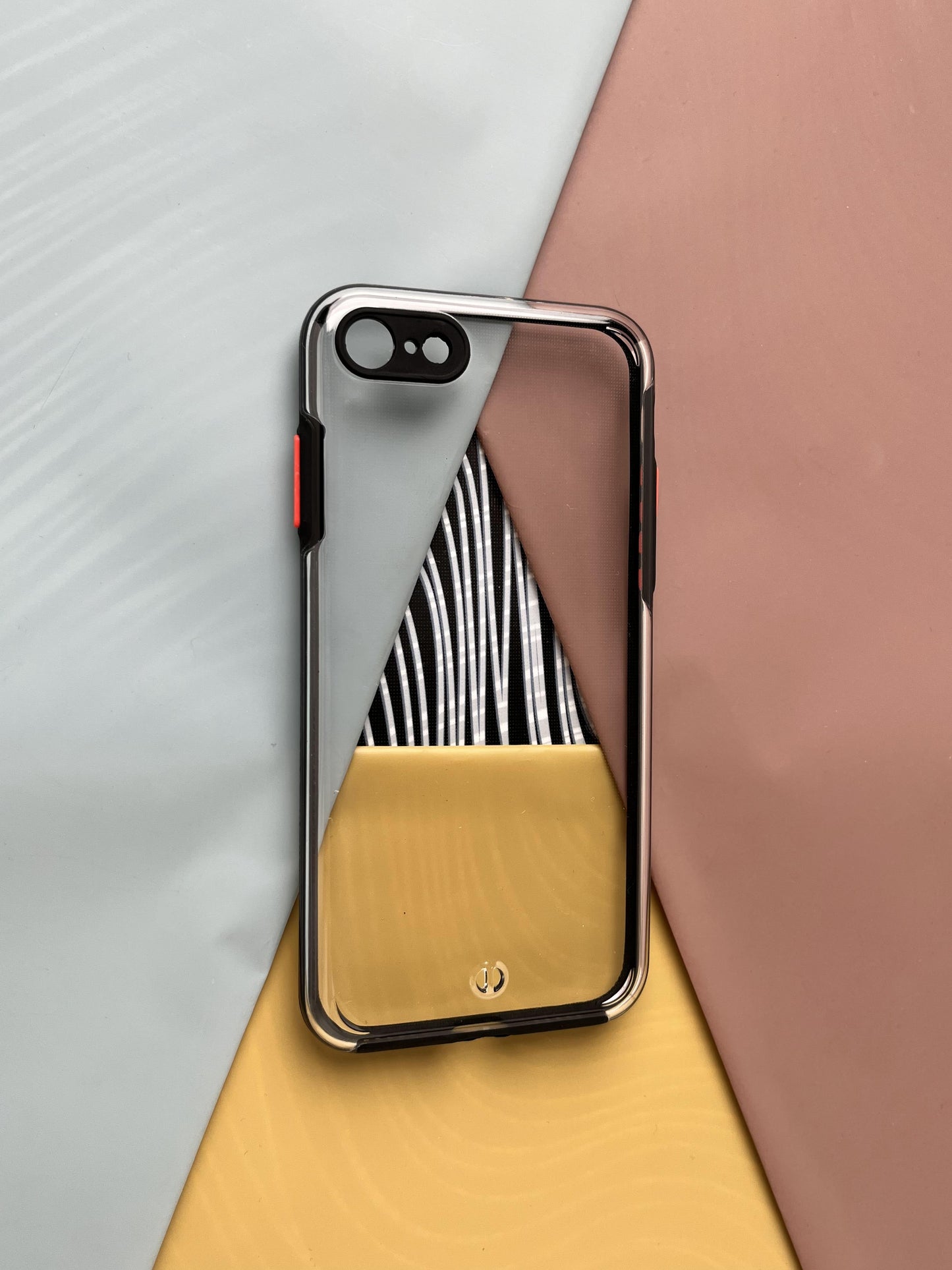 Clear Acrylic Black Hard PC Non-Yellow case for iPhone