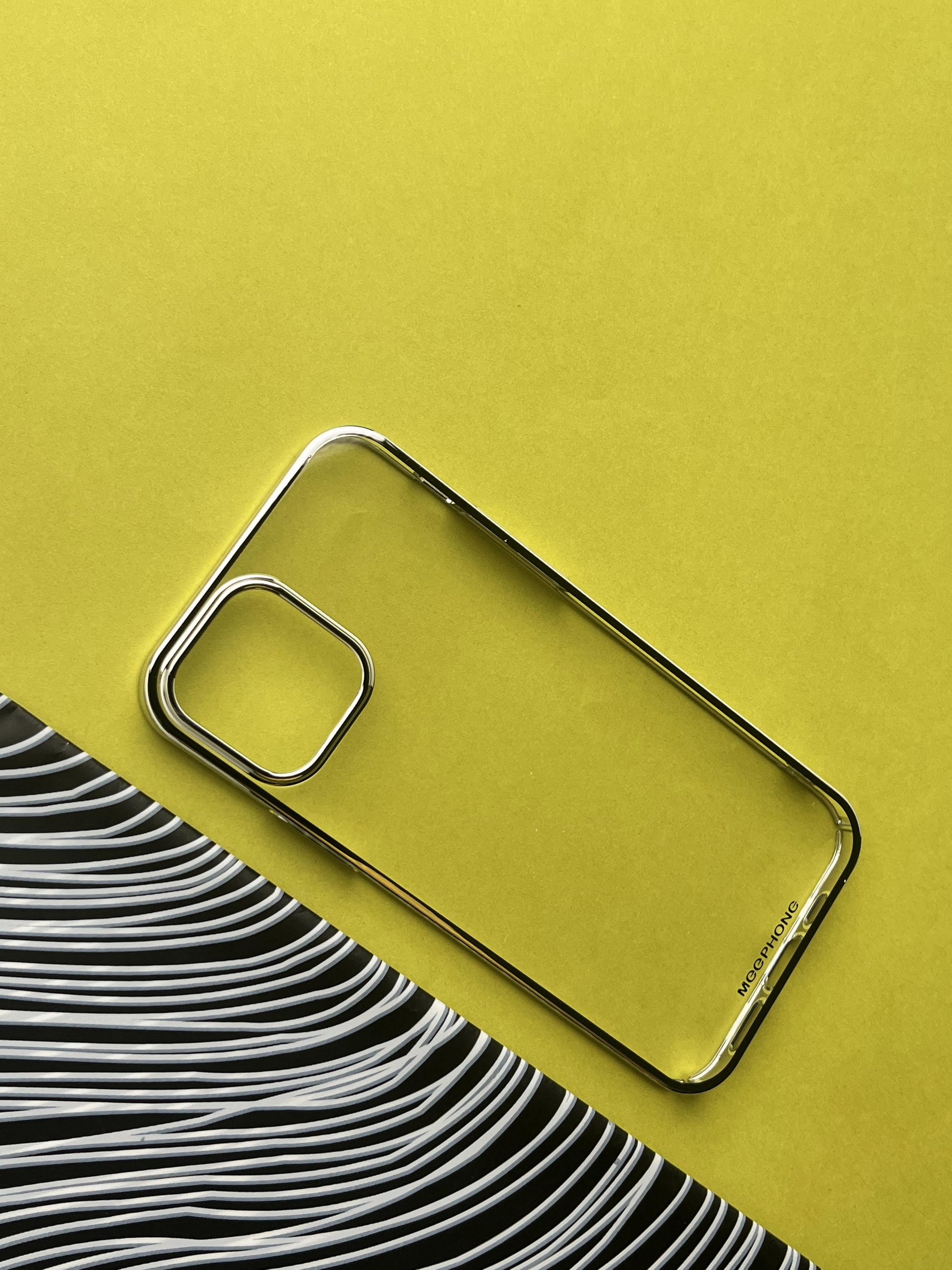 Meephone Silver Noble Series Ultra Clear Hard Case for iPhone