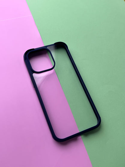 Meephone Blue simple fashion intelligent protection case for iPhone