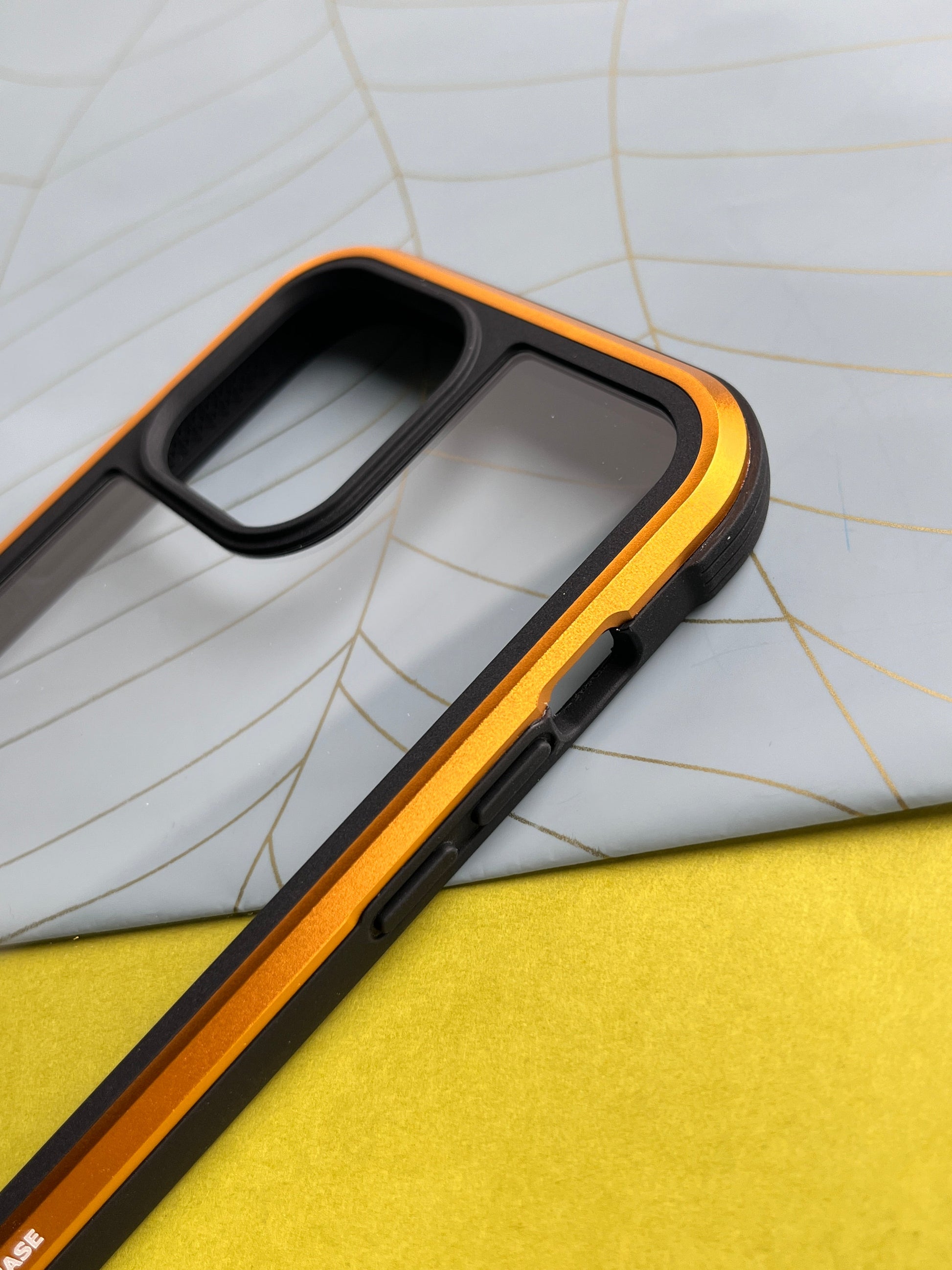 K-Doo Ares Gold Machined Aluminium Bumper Case for iPhone