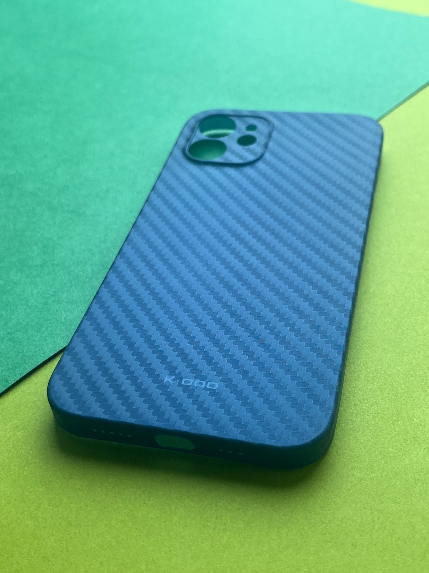 K-Doo Air Carbon Ultra Thin Back Cover Carbon Fiber Pattern Case
