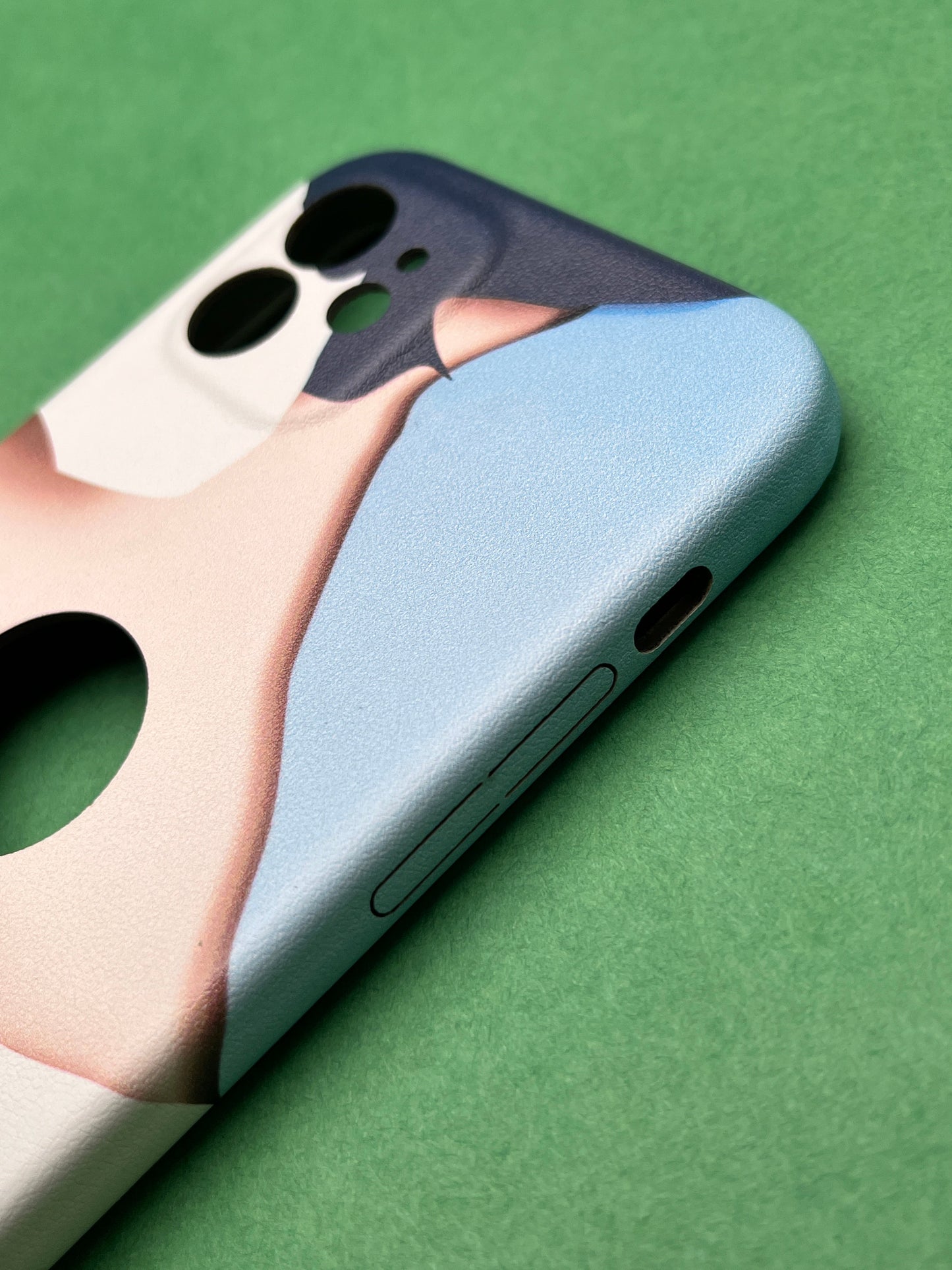 Classy Leather Print With In Side Velvet Finish Cover