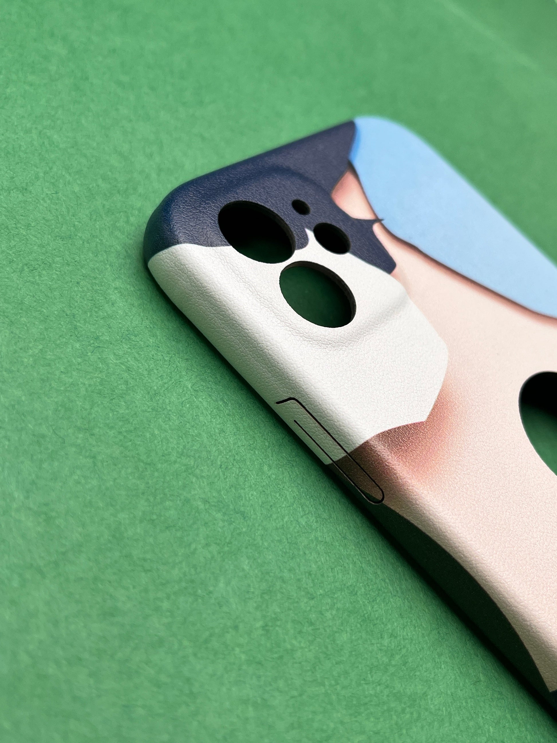 Classy Leather Print With In Side Velvet Finish Cover