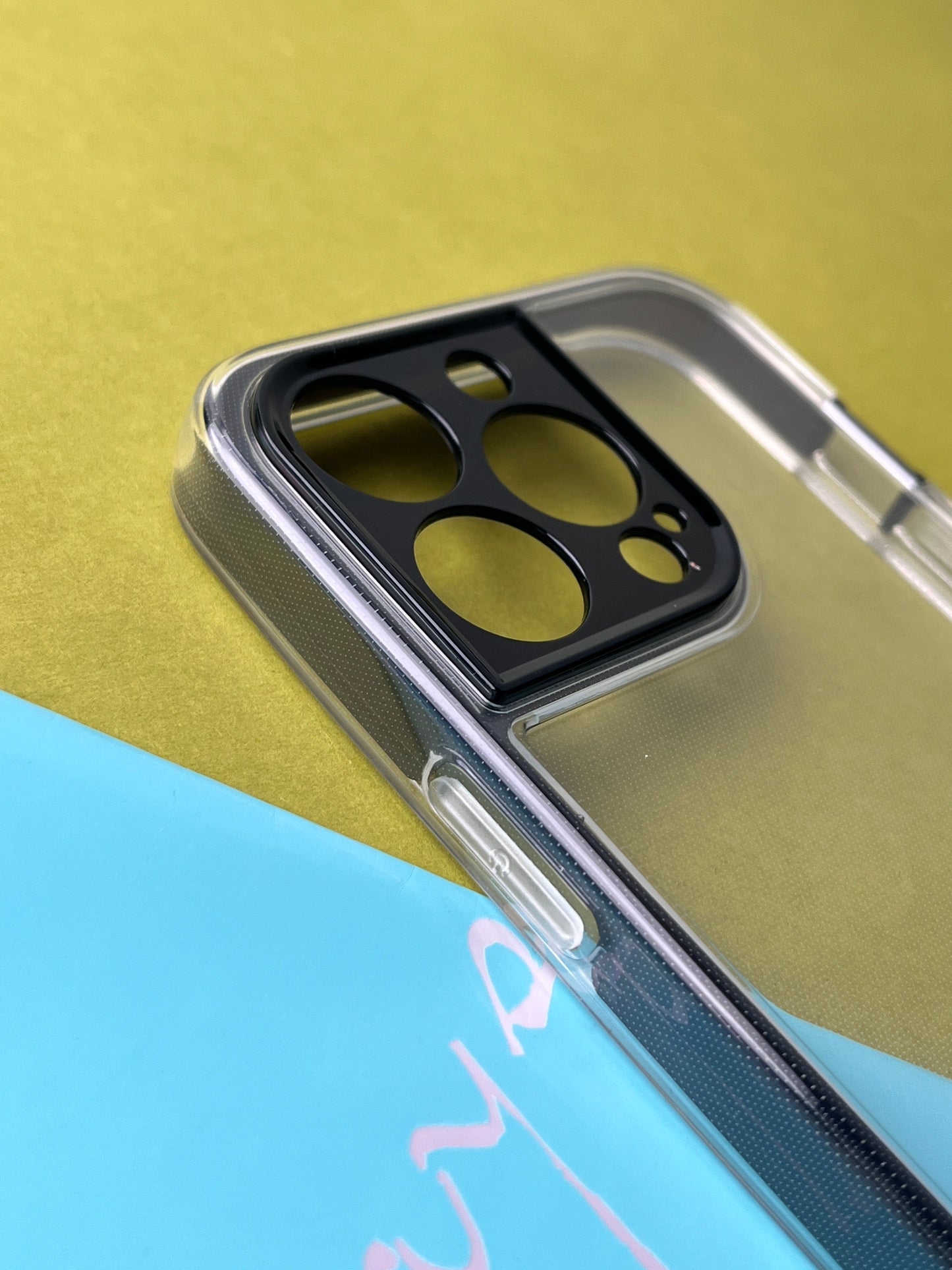 2 in1 Camera Protection Coloured Border case