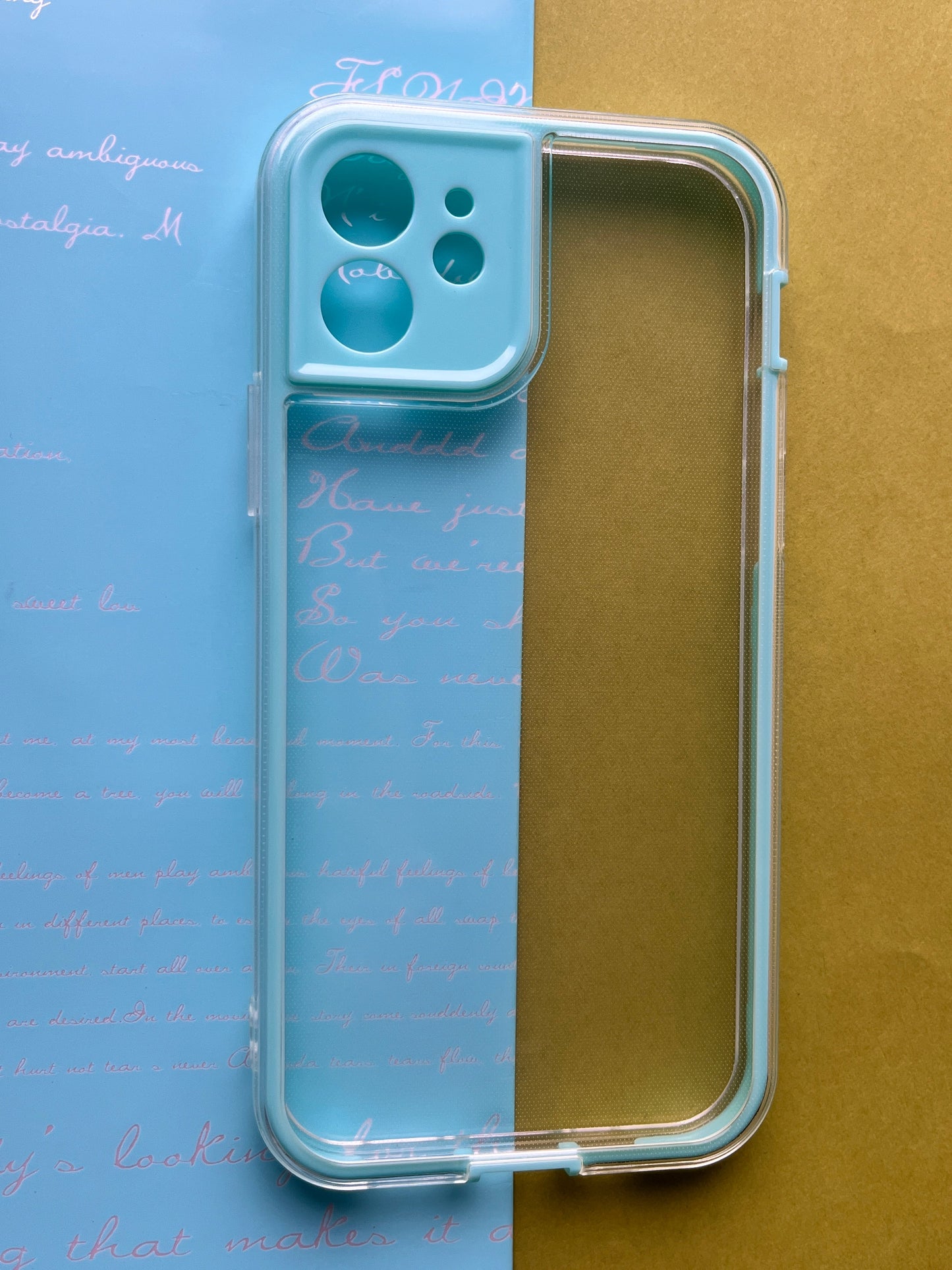 2 in1 Camera Protection Coloured Border case