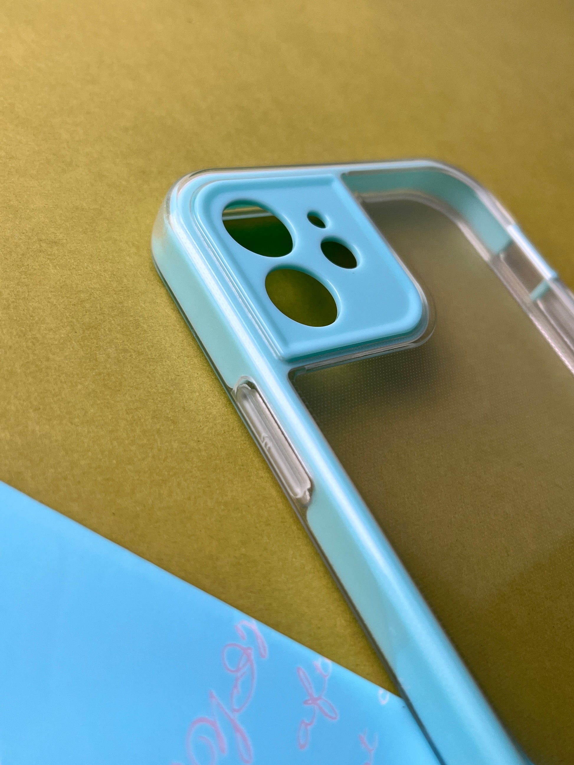 2 in1 Camera Protection Coloured Border case