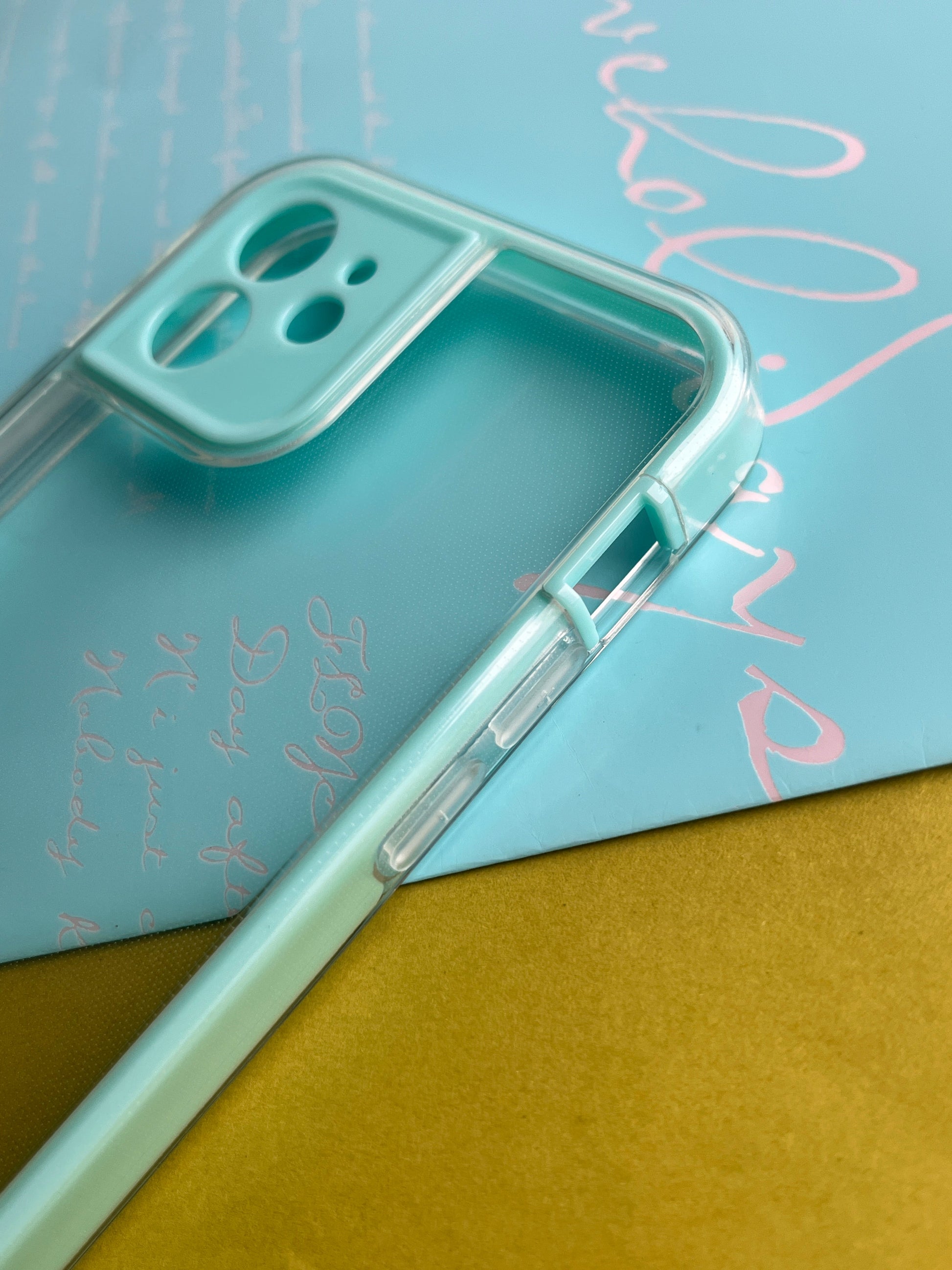 2 in1 Camera Protection Coloured Border case