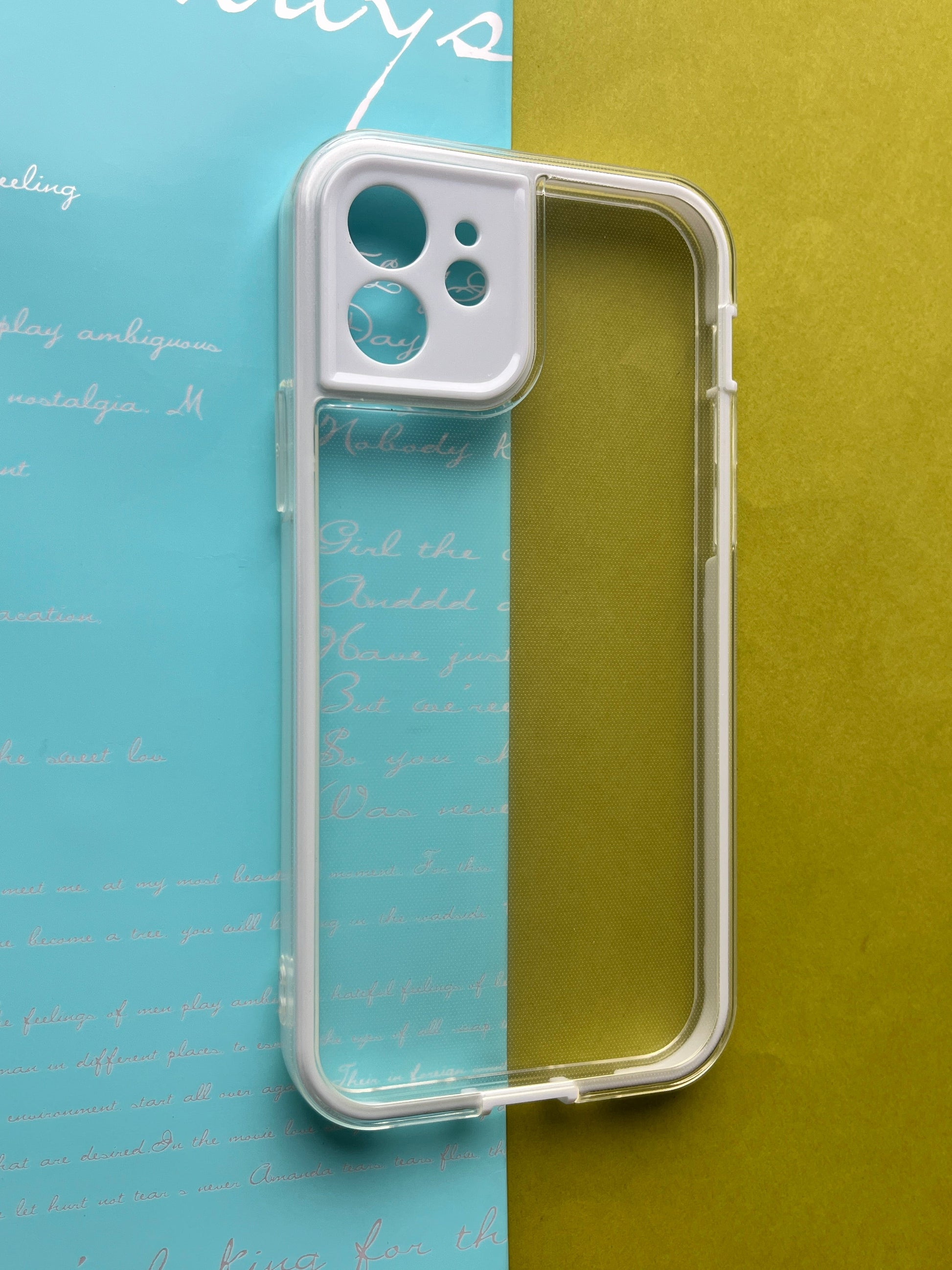 2 in1 Camera Protection Coloured Border case