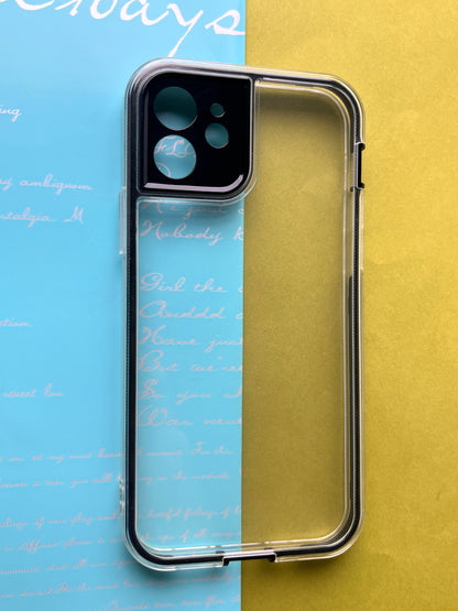 2 in1 Camera Protection Coloured Border case