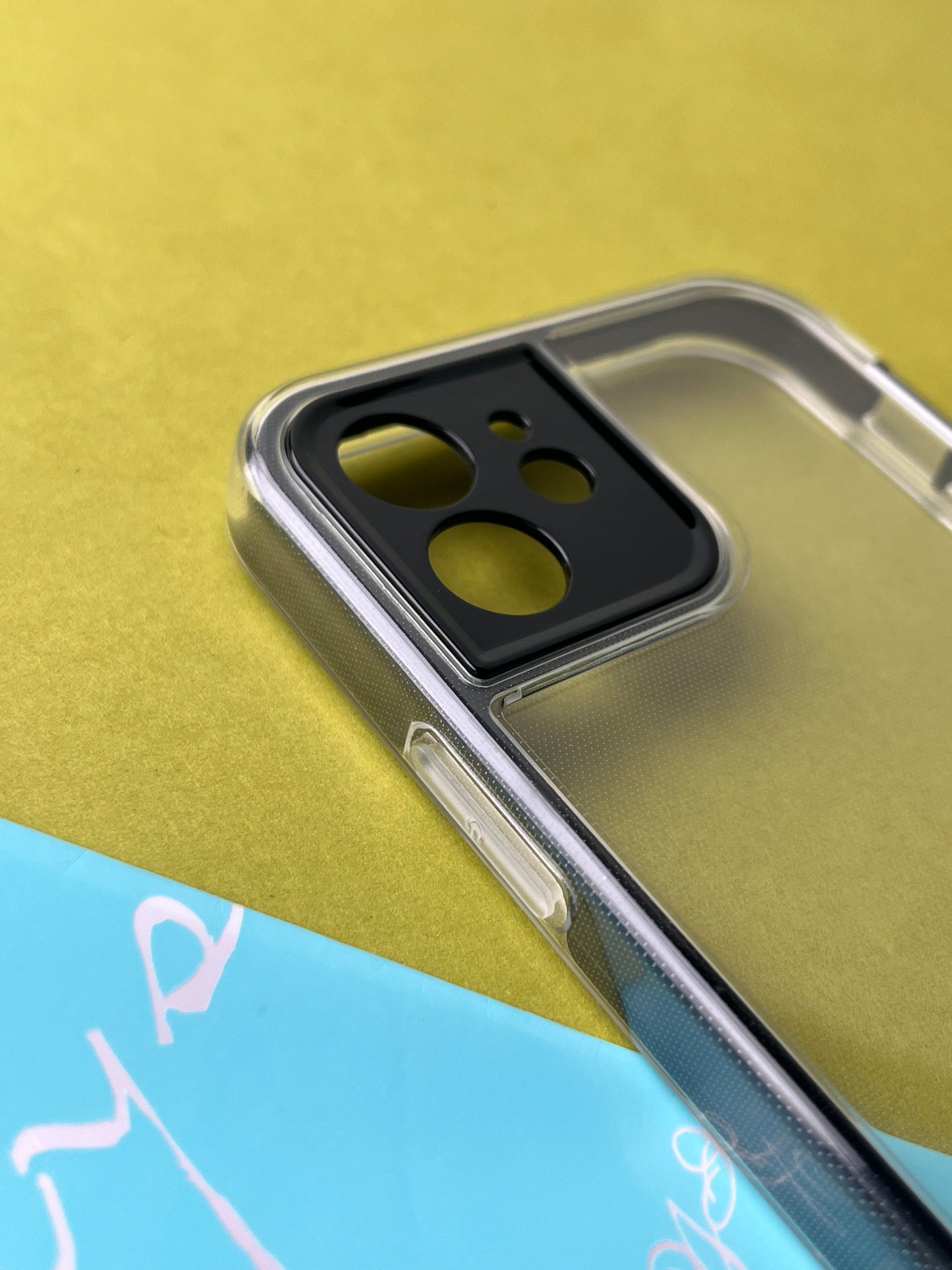 2 in1 Camera Protection Coloured Border case