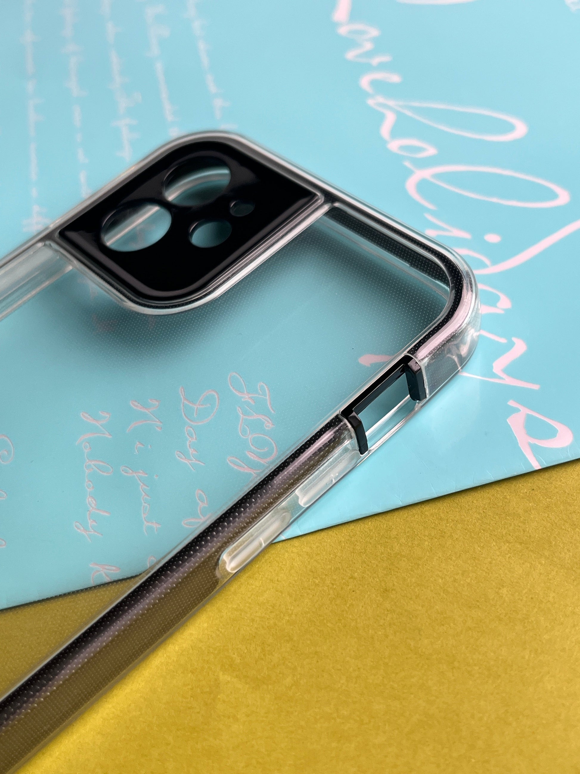 2 in1 Camera Protection Coloured Border case