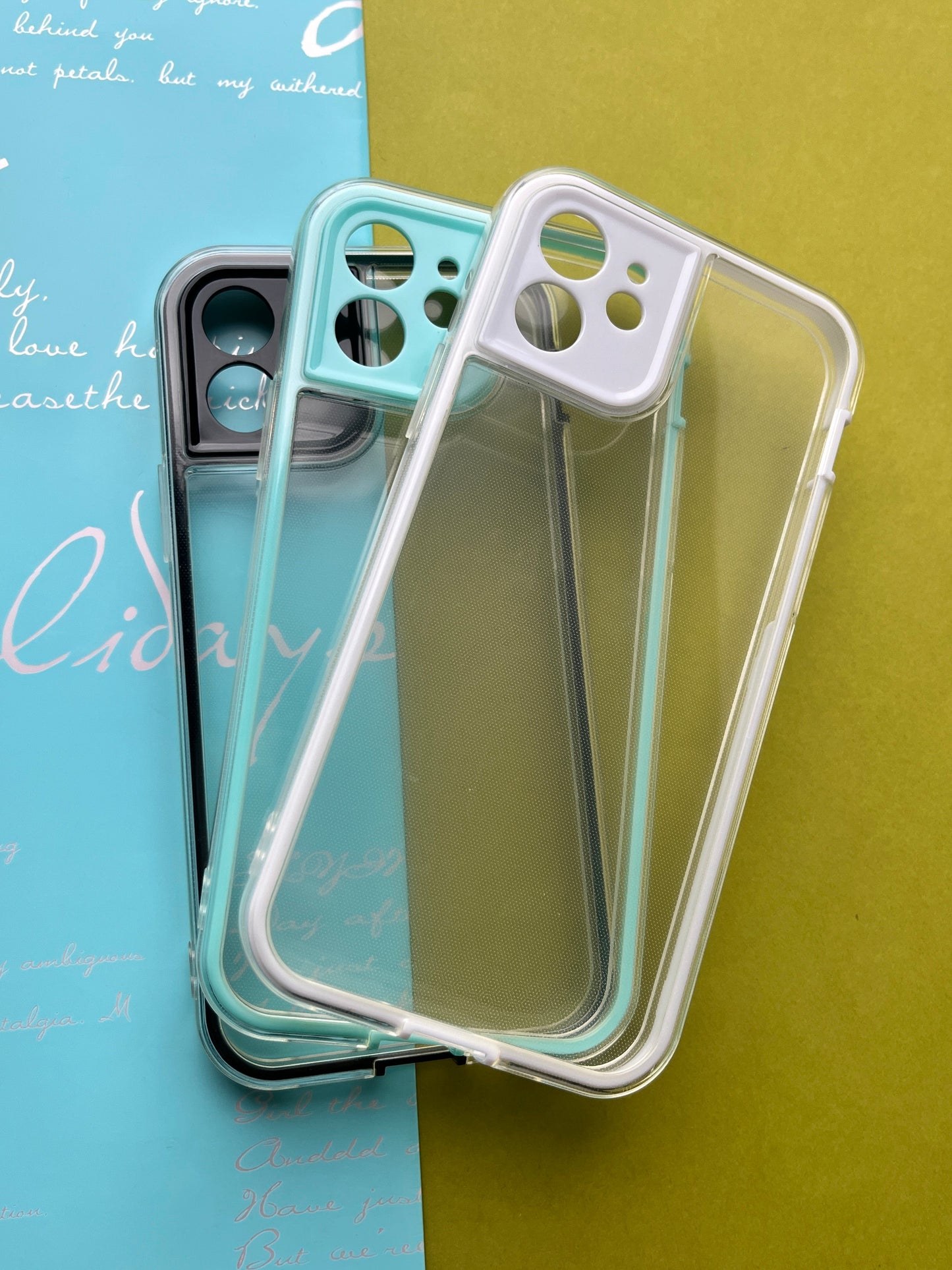 2 in1 Camera Protection Coloured Border case