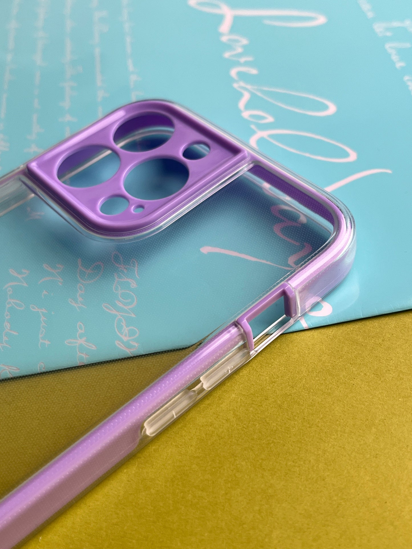 2 in1 Camera Protection Coloured Border case