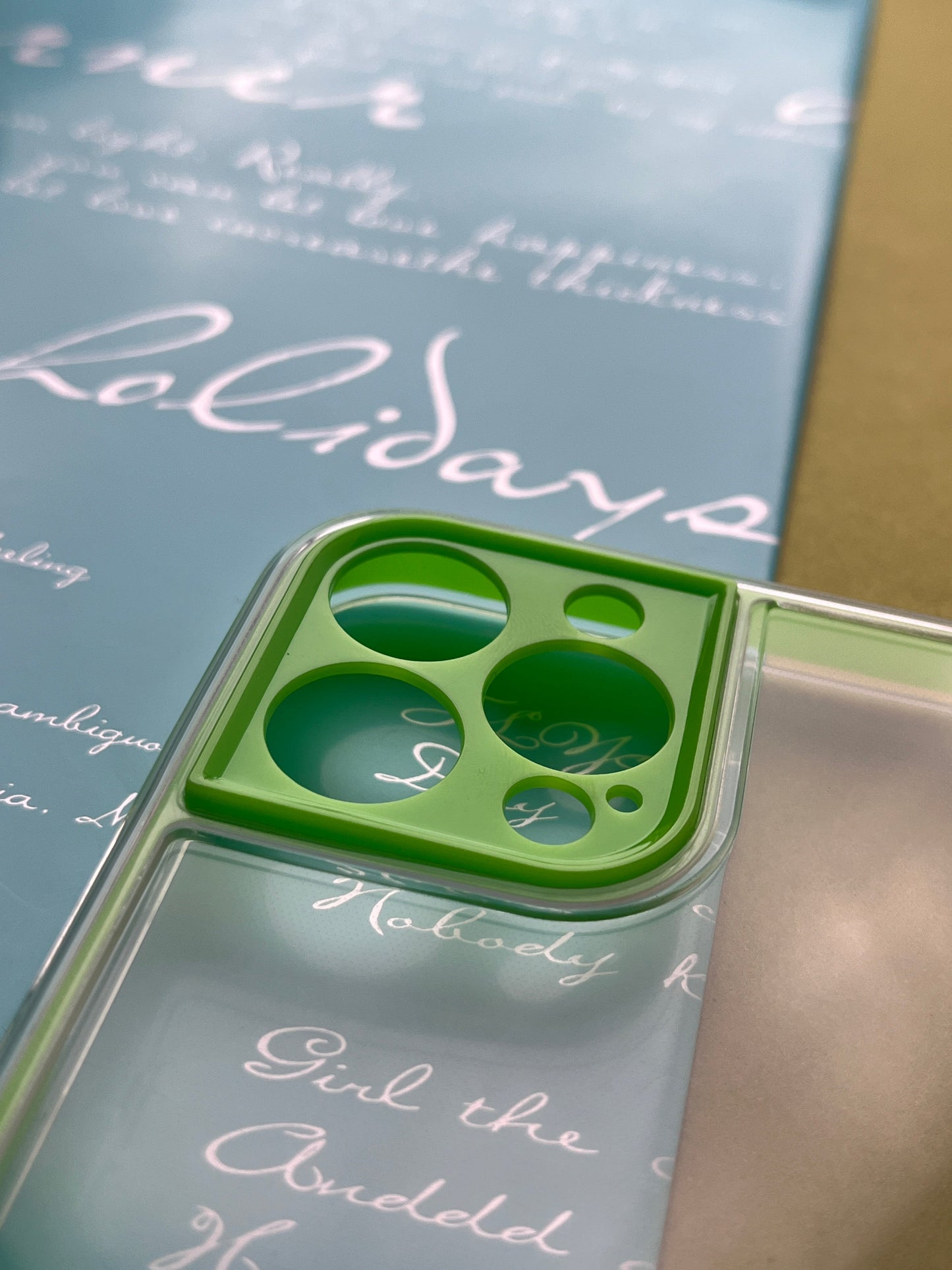 2 in1 Camera Protection Coloured Border case