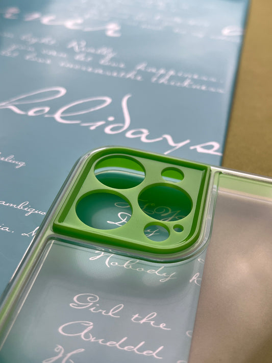 2 in1 Camera Protection Coloured Border case