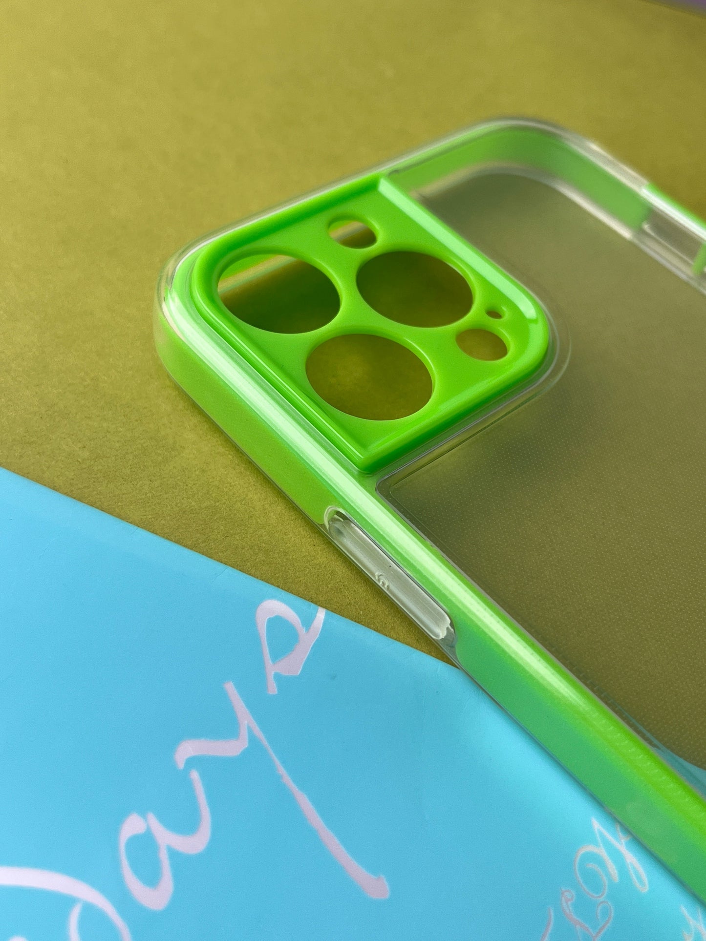 2 in1 Camera Protection Coloured Border case