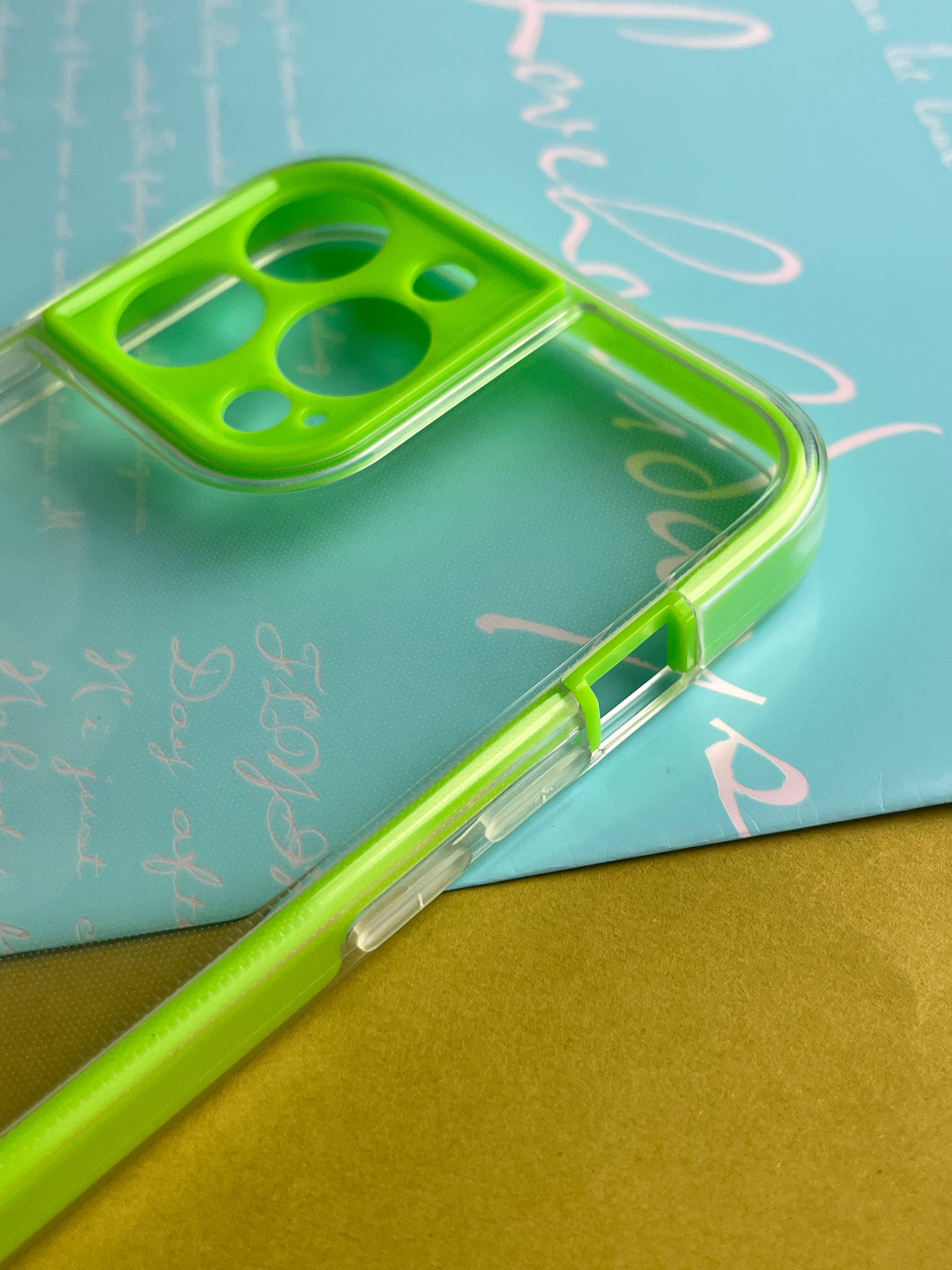 2 in1 Camera Protection Coloured Border case