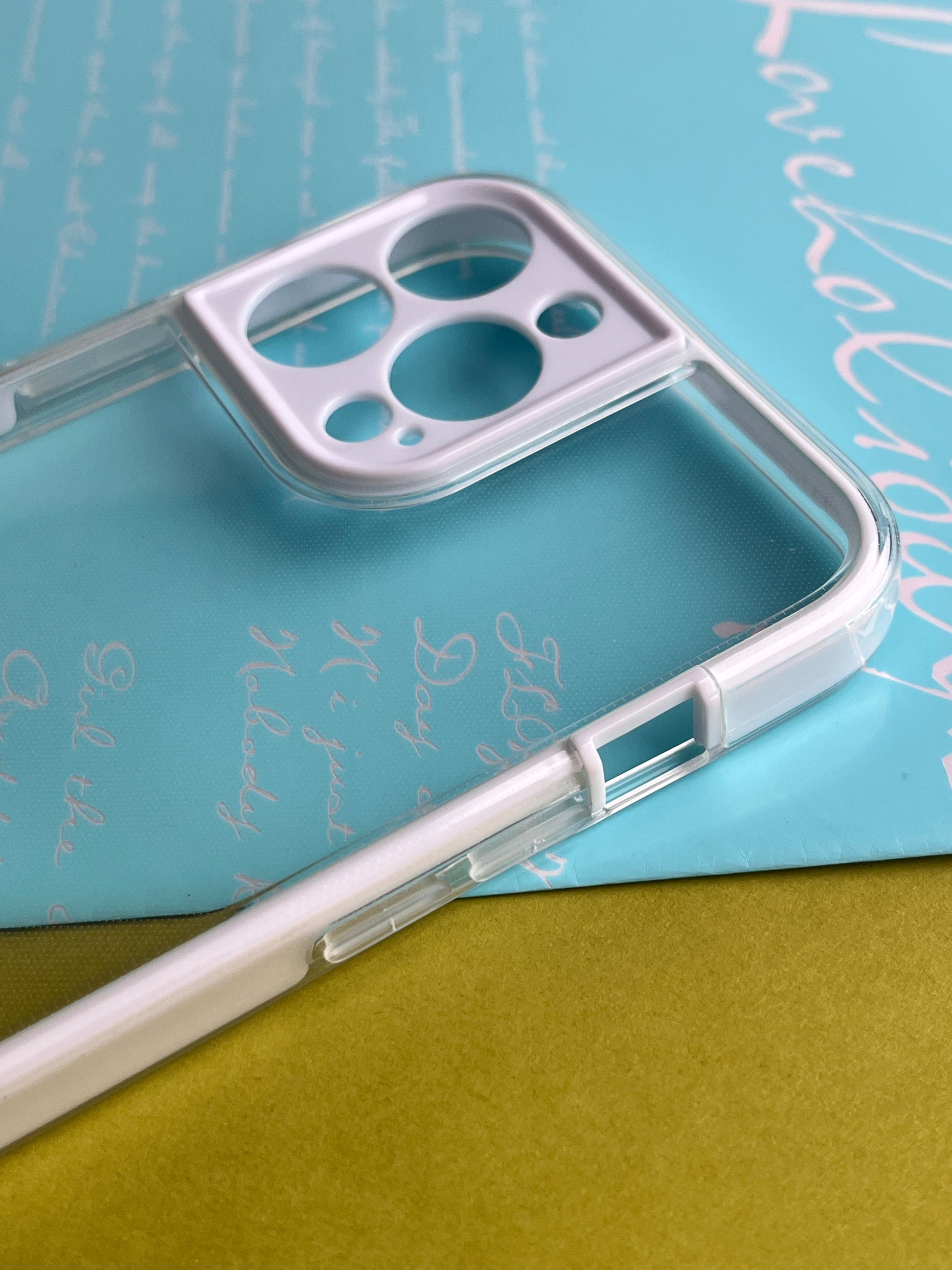 2 in1 Camera Protection Coloured Border case