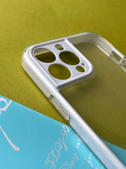 2 in 1 camera protection coloured border case for iPhone 12 ProMax | cbc