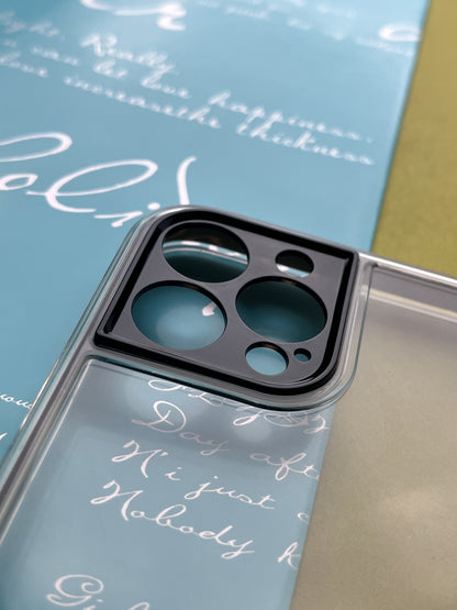 2 in1 Camera Protection Coloured Border case