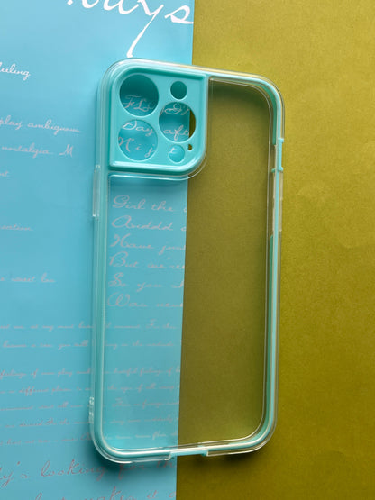 2 in1 Camera Protection Coloured Border case