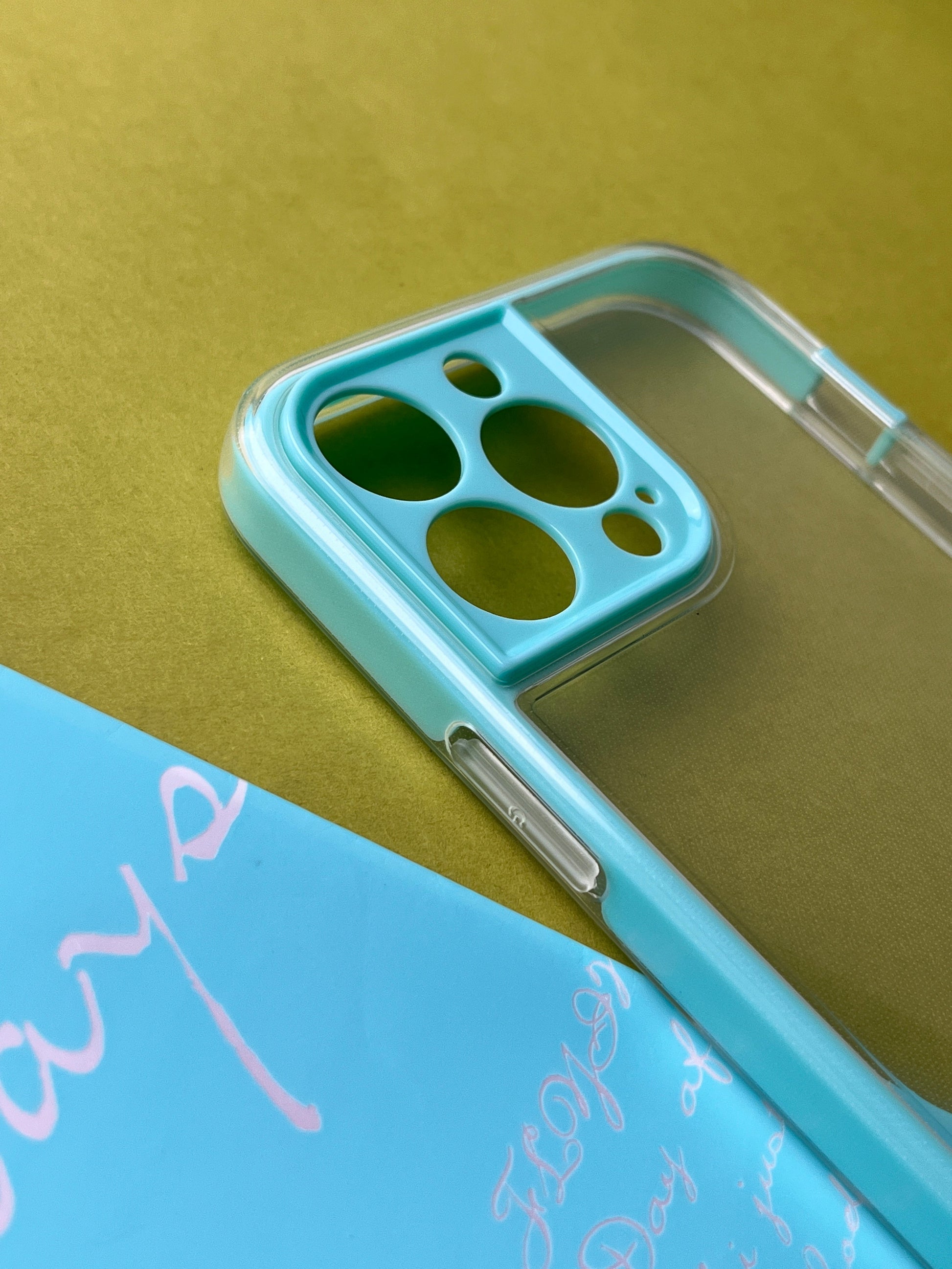 2 in1 Camera Protection Coloured Border case