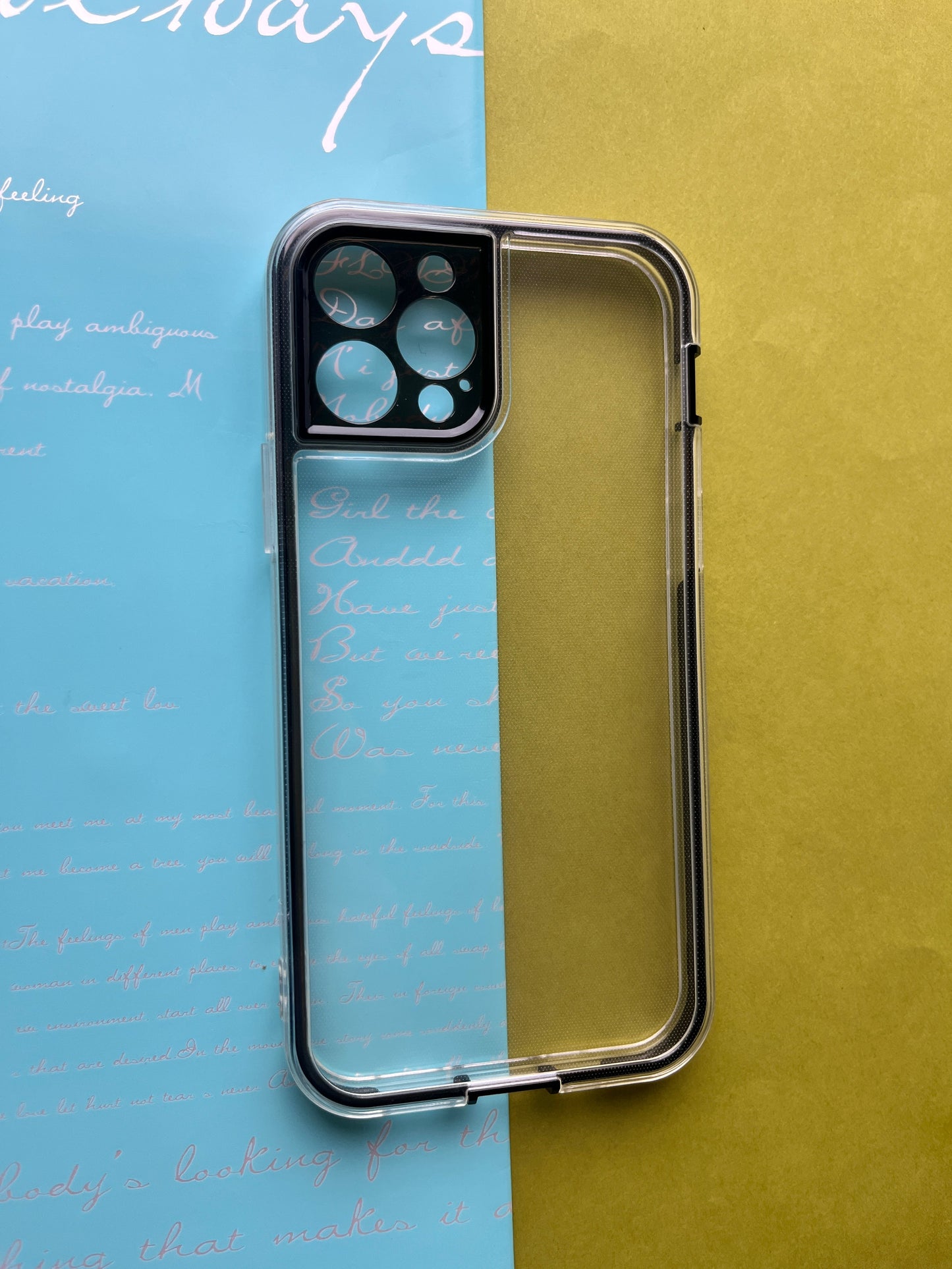 2 in1 Camera Protection Coloured Border case