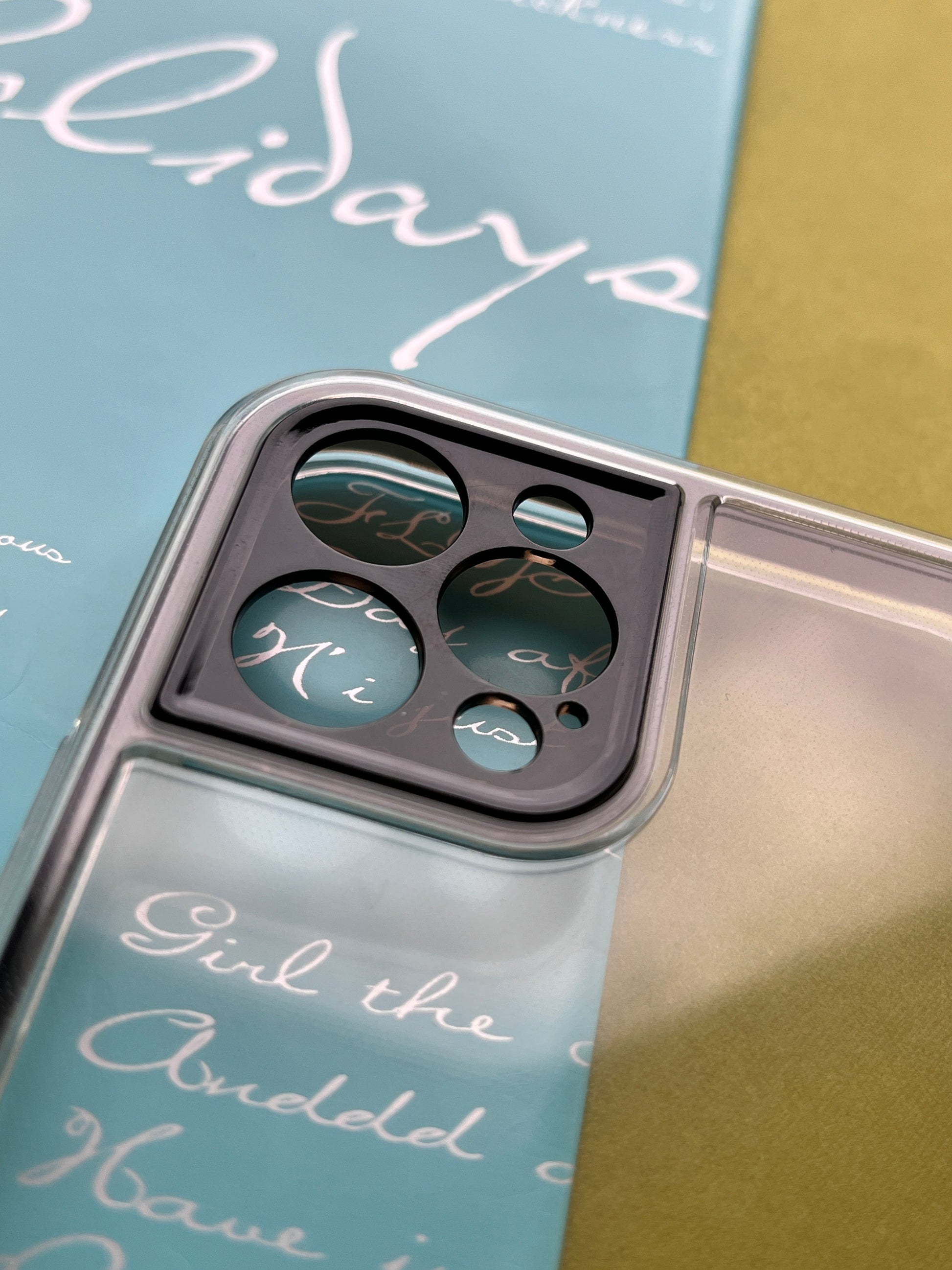 2 in1 Camera Protection Coloured Border case