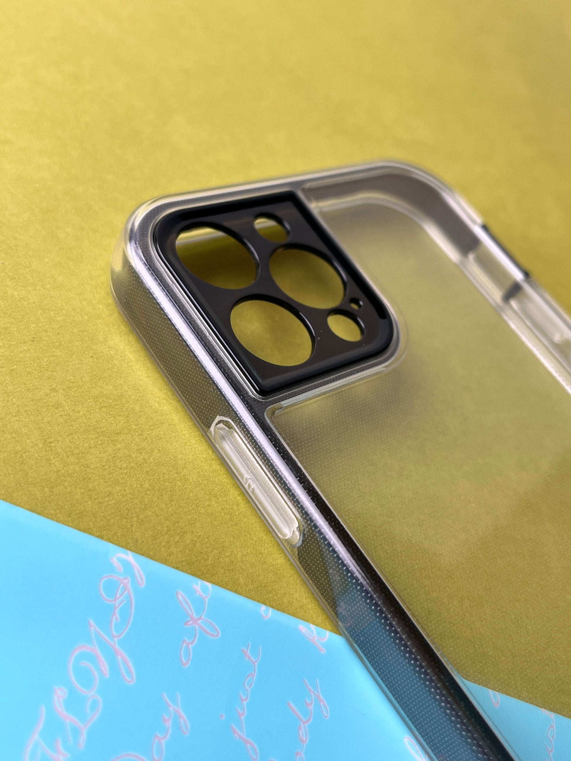 2 in1 Camera Protection Coloured Border case