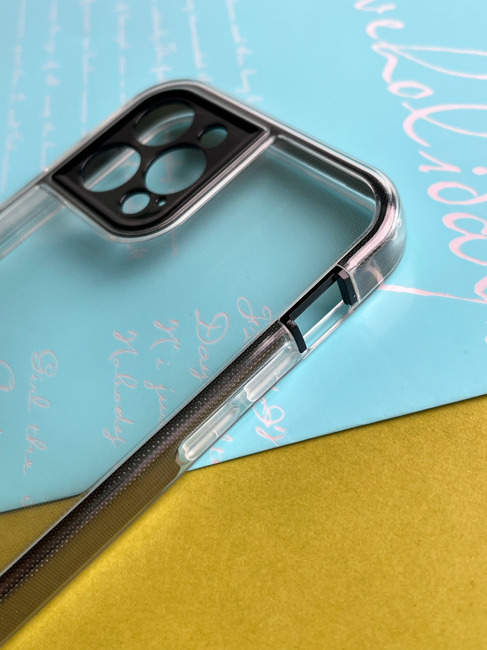 2 in1 Camera Protection Coloured Border case