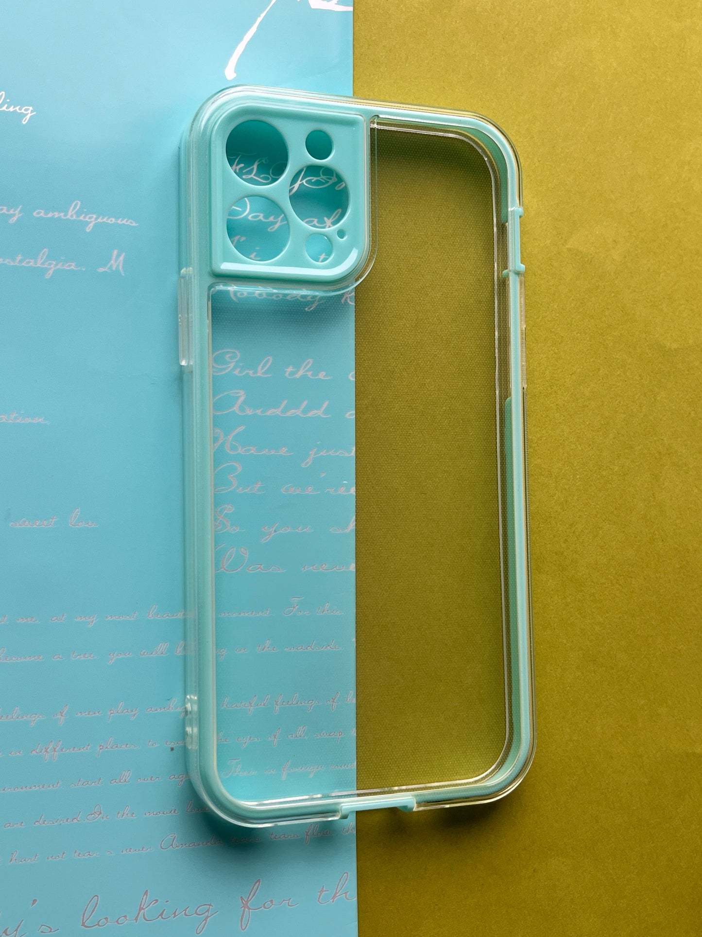 2 in1 Camera Protection Coloured Border case