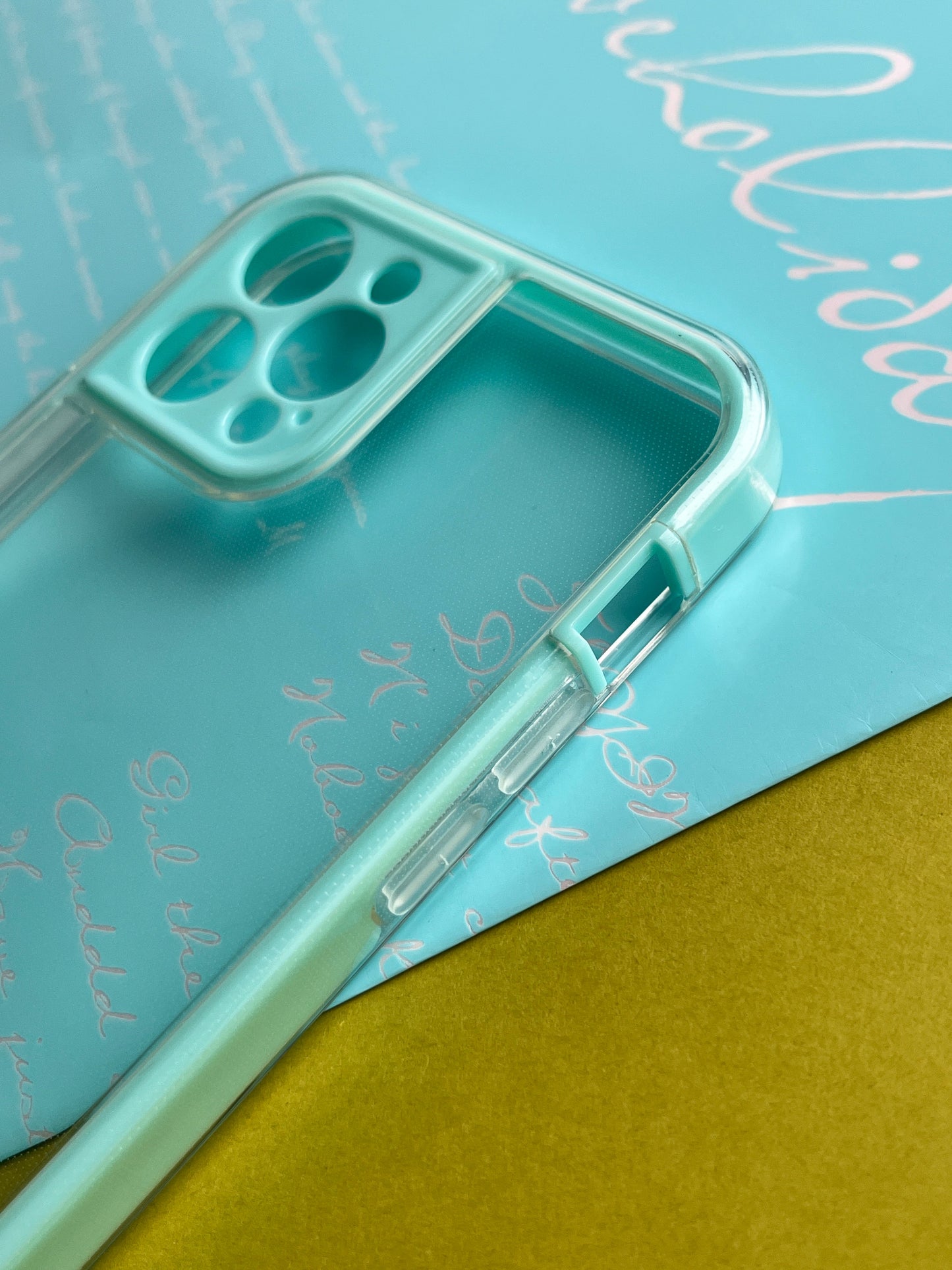 2 in1 Camera Protection Coloured Border case