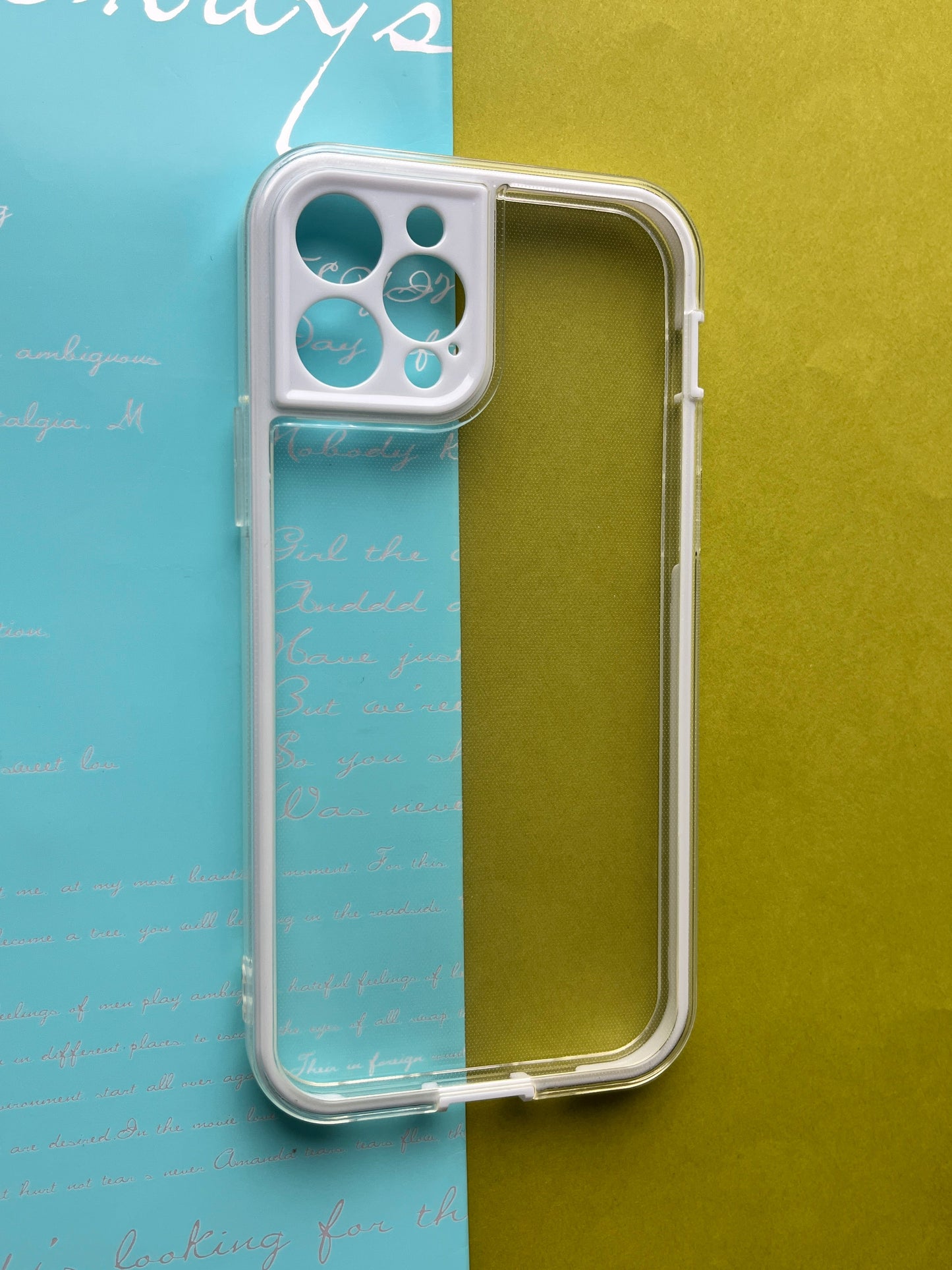 2 in1 Camera Protection Coloured Border case