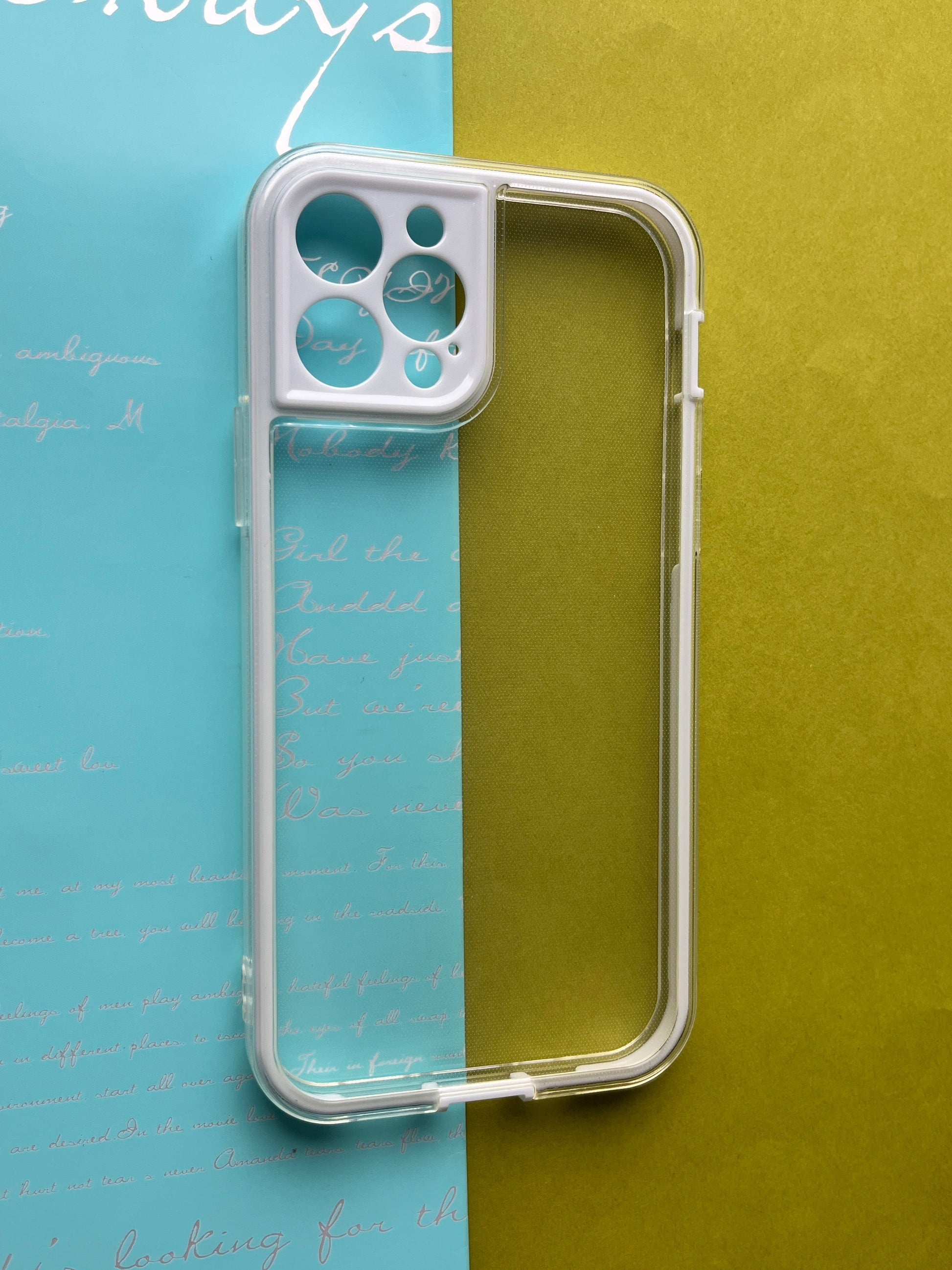 2 in1 Camera Protection Coloured Border case