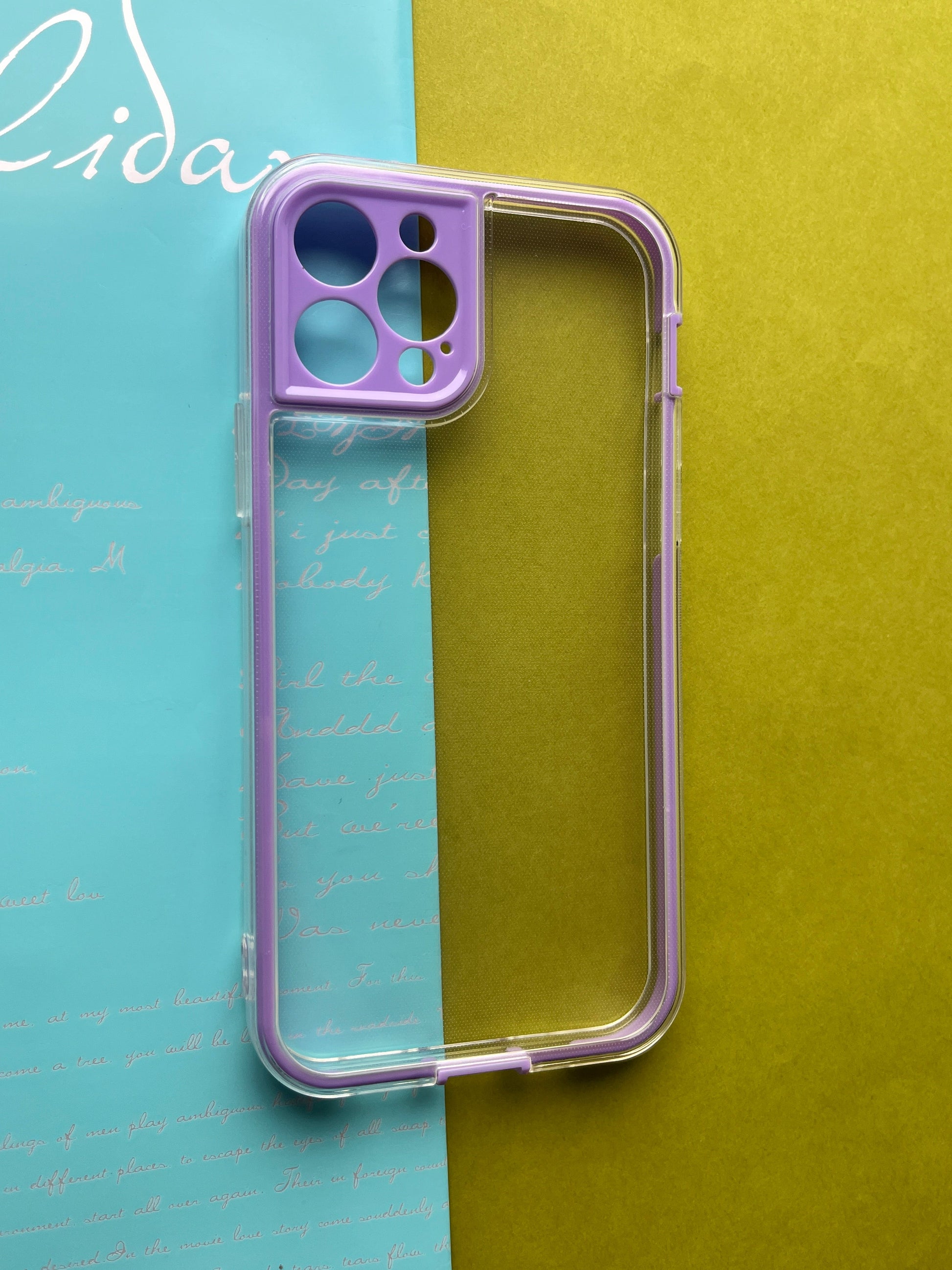 2 in1 Camera Protection Coloured Border case