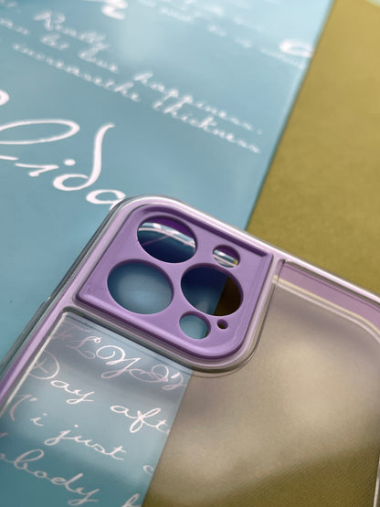 2 in1 Camera Protection Coloured Border case