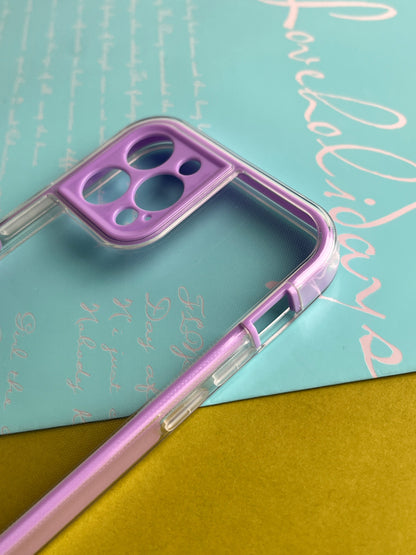 2 in1 Camera Protection Coloured Border case