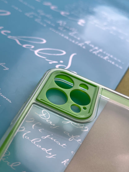 2 in1 Camera Protection Coloured Border case