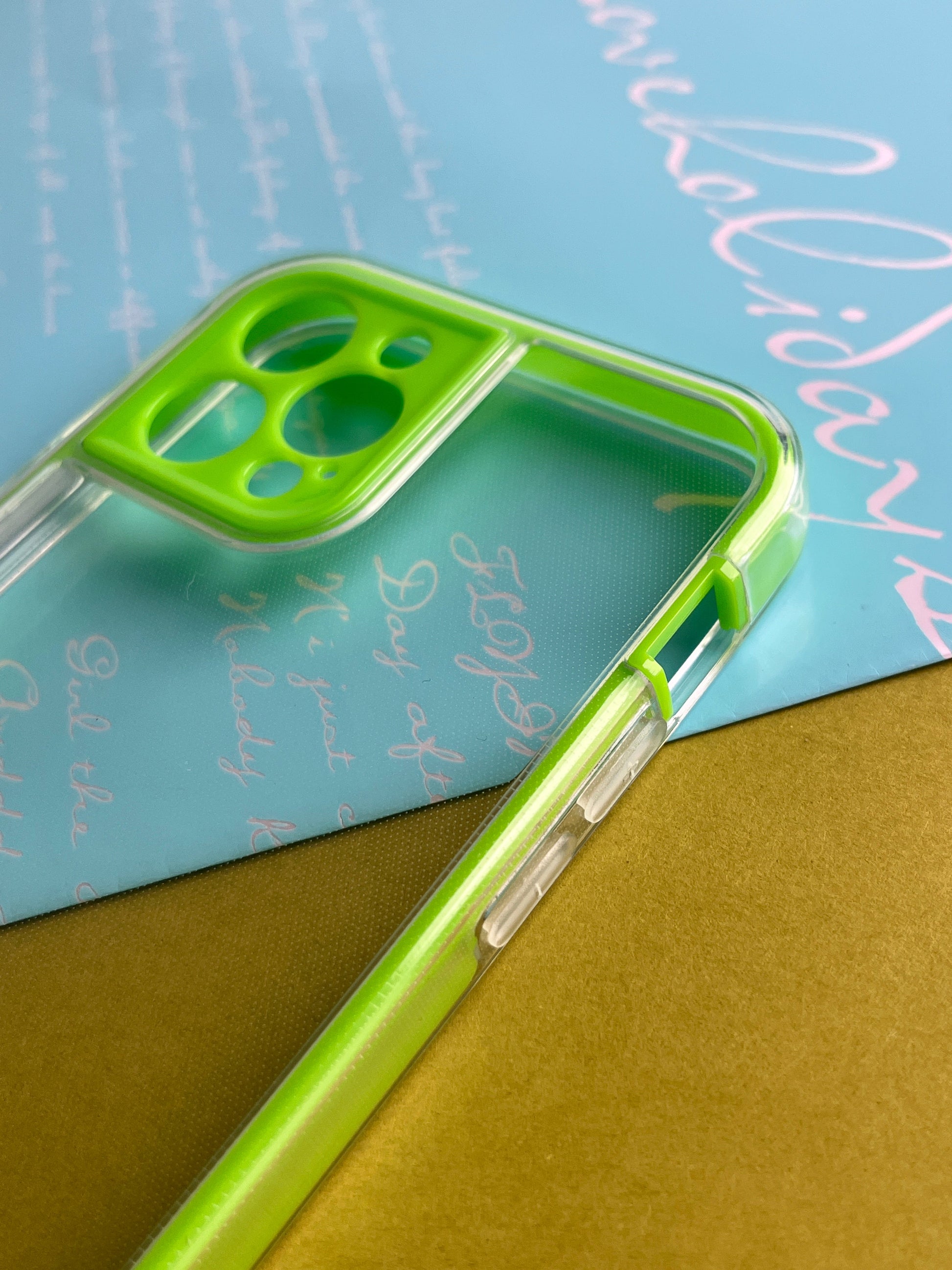 2 in1 Camera Protection Coloured Border case