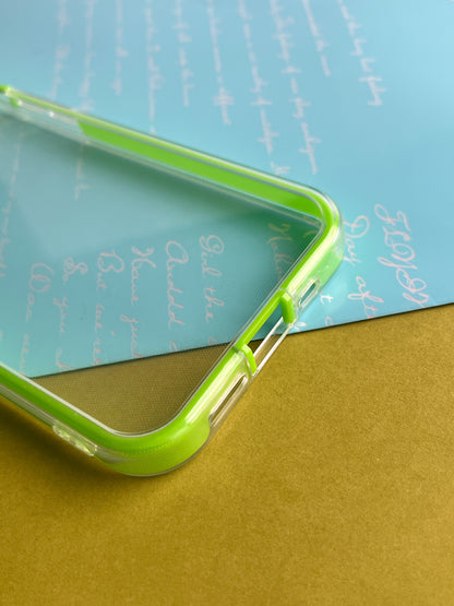 2 in1 Camera Protection Coloured Border case